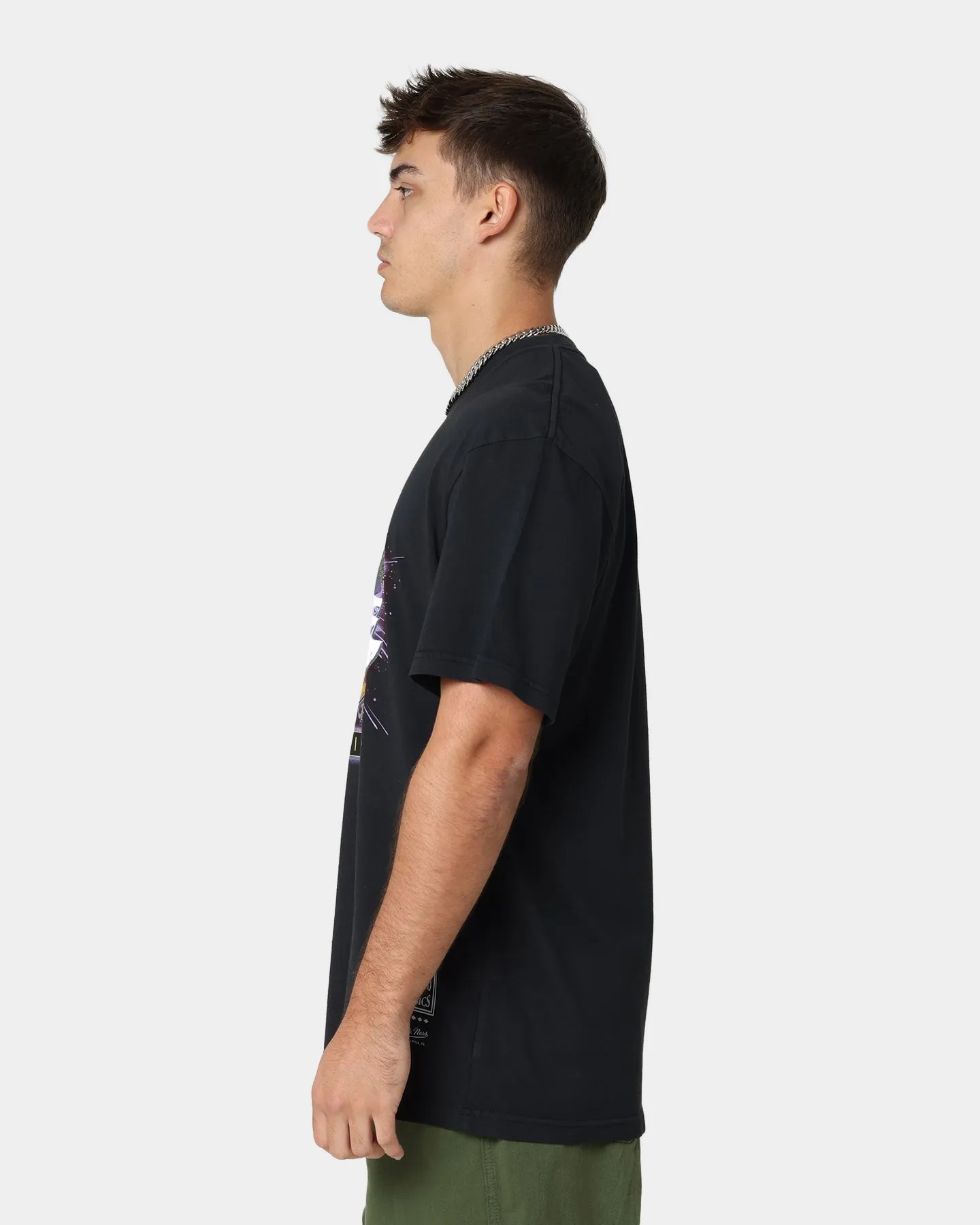 Mitchell & Ness Los Angeles Lakers Showtime Vintage T-Shirt Faded Black