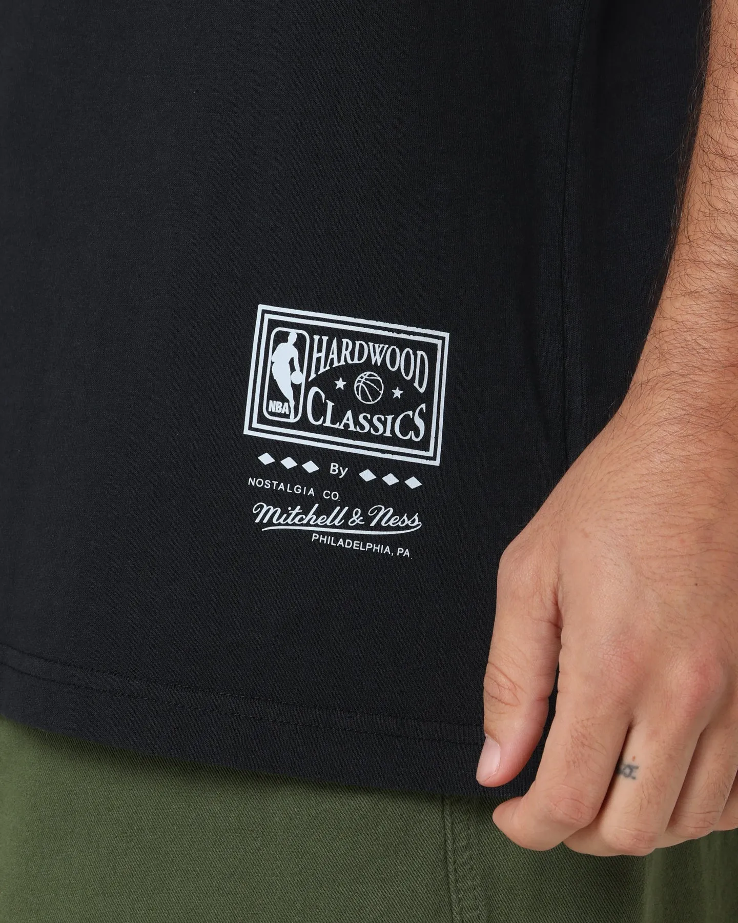 Mitchell & Ness Los Angeles Lakers Showtime Vintage T-Shirt Faded Black