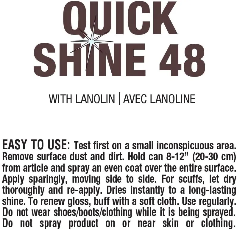 Moneysworth & Best Shoe Care Quick Shine 48