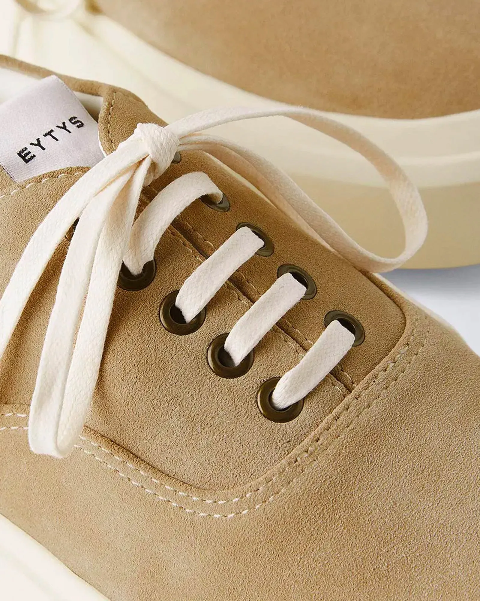 Mother II Suede Dune Low Top Sneakers