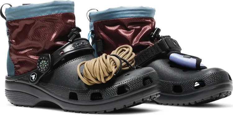 Nicole McLaughlin x Classic Clog Survival Kit sneakers, black