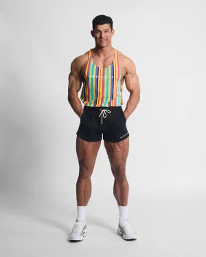 OLD SCHOOL MULTI COLOURED SINGLET 2.0