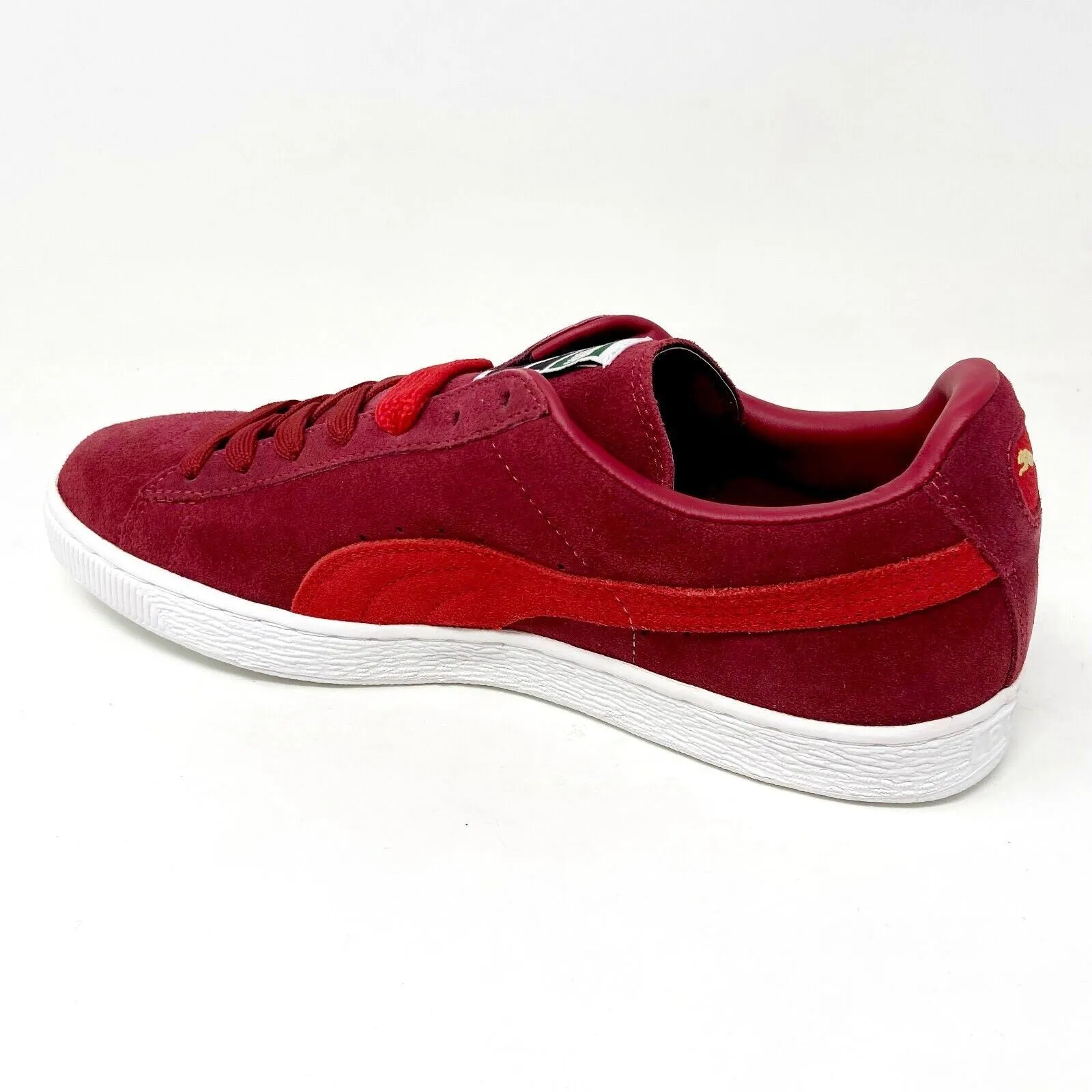 Puma Suede Classic   Rio Red High Risk Mens Casual Sneakers 356568 60