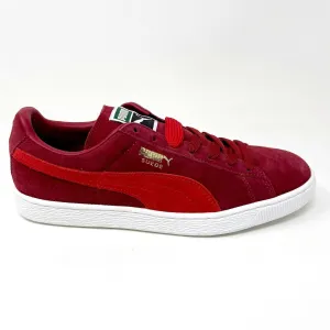 Puma Suede Classic   Rio Red High Risk Mens Casual Sneakers 356568 60