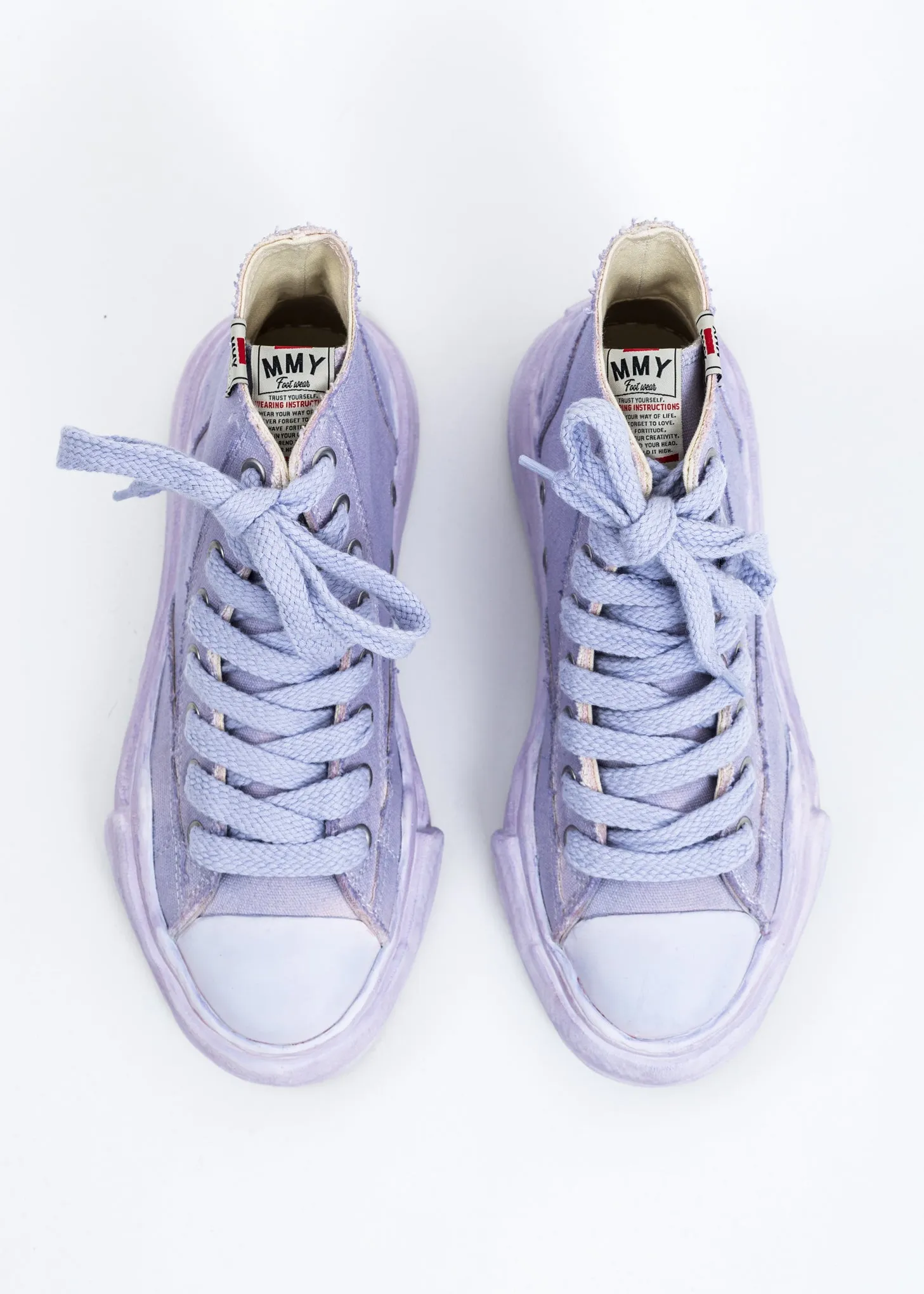 Purple Original Sole Overdyed Canvas Sneaker (PETERSON HI)