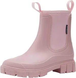 Rain Boots Womens Waterproof Mid Calf Rain Boots Garden Shoes Outdoor Winter Warm Shoes for Hunting Gardening Farming