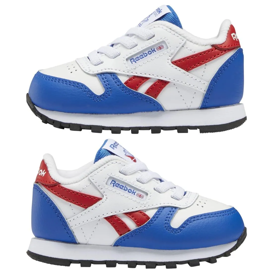 Reebok Βρεφικά Sneakers Classic Leather Ελαστικά Κορδόνια