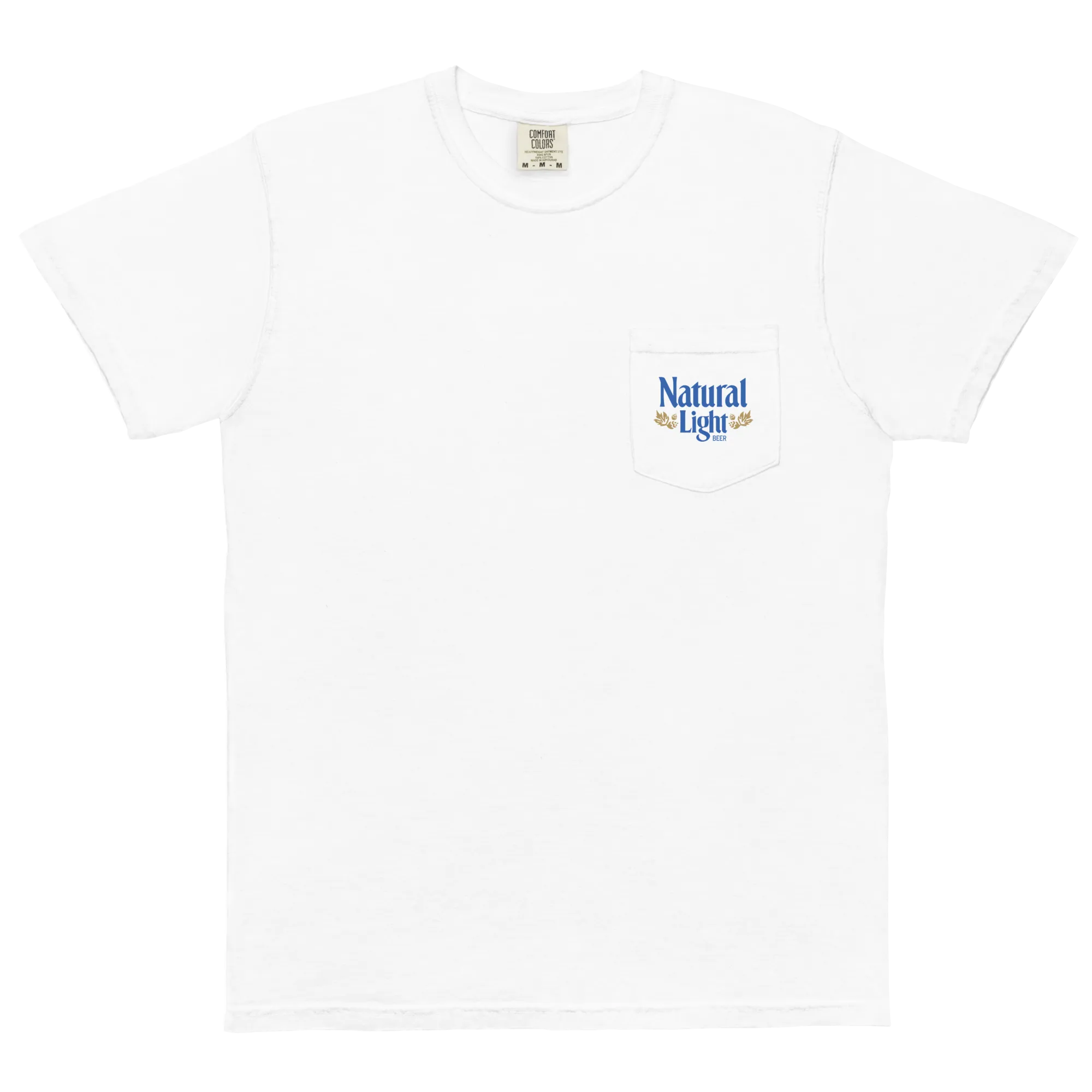 Retro Natural Light Pocket T-Shirt