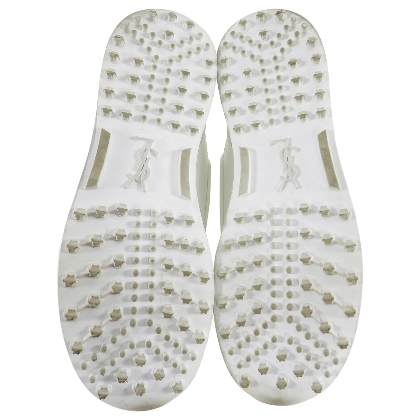 Saint Laurent White Leather Jump Sneaker - 10