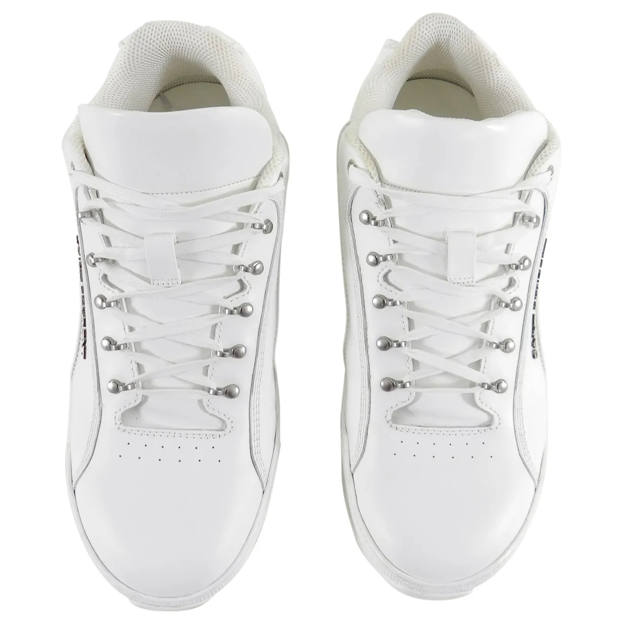 Saint Laurent White Leather Jump Sneaker - 10