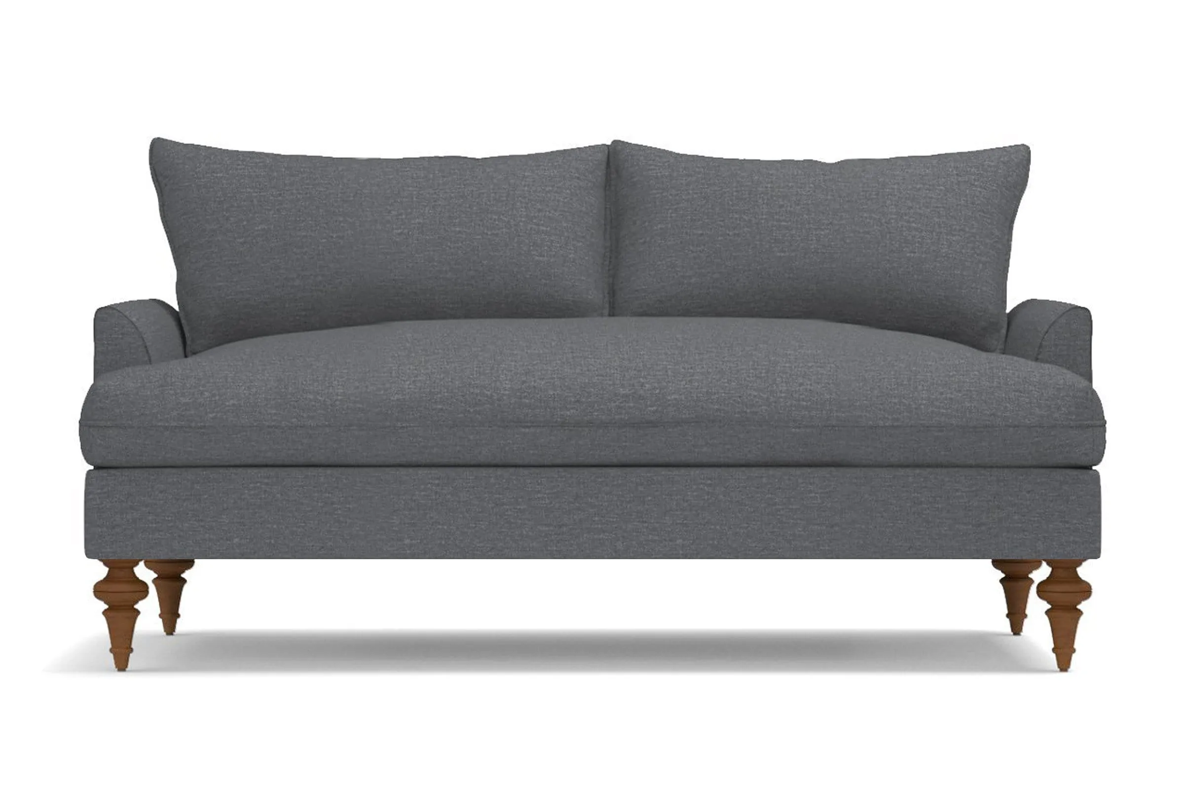 Saxon Loveseat :: Leg Finish: Pecan / Size: Loveseat - 66"w