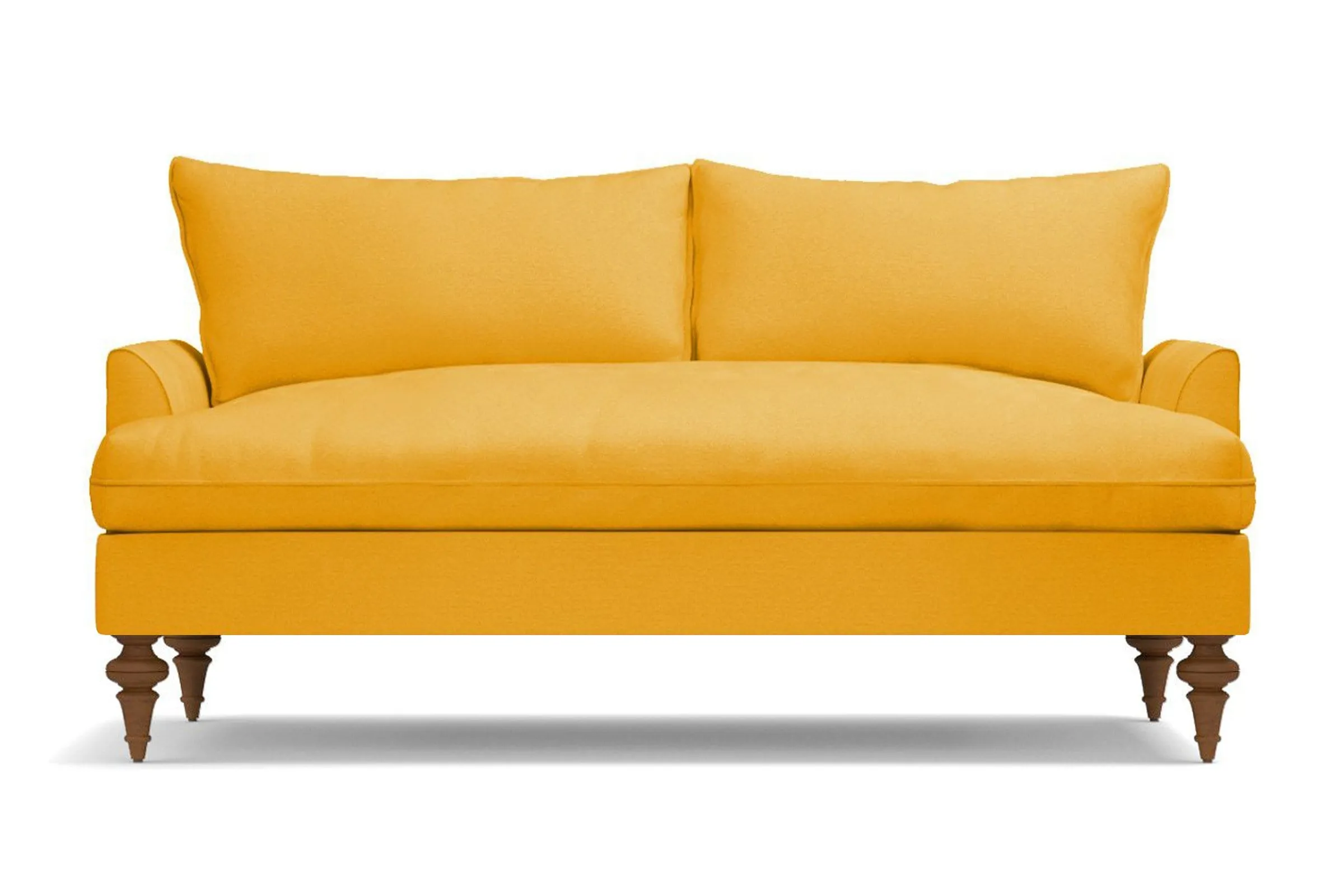 Saxon Loveseat :: Leg Finish: Pecan / Size: Loveseat - 66"w
