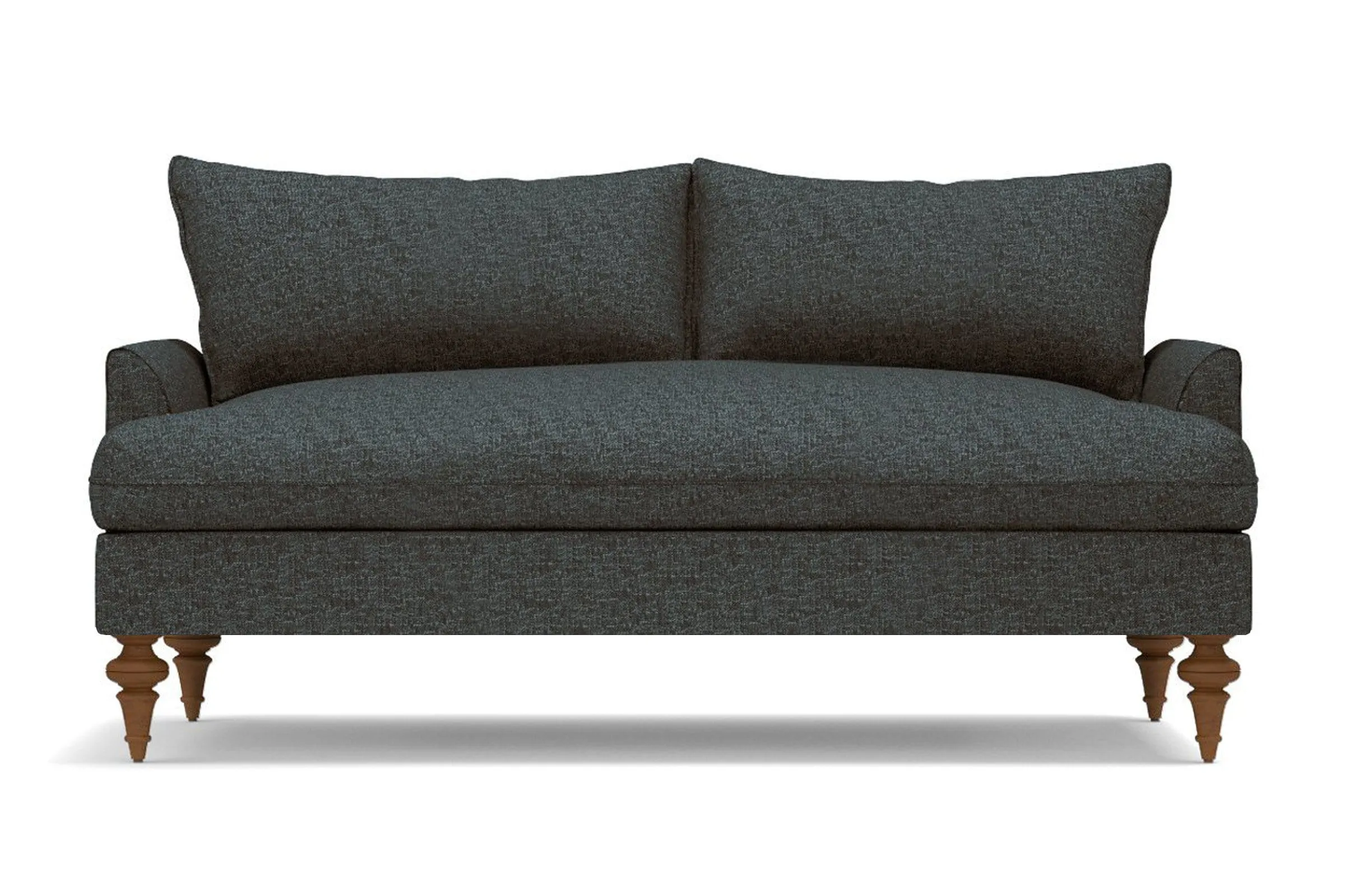 Saxon Loveseat :: Leg Finish: Pecan / Size: Loveseat - 66"w