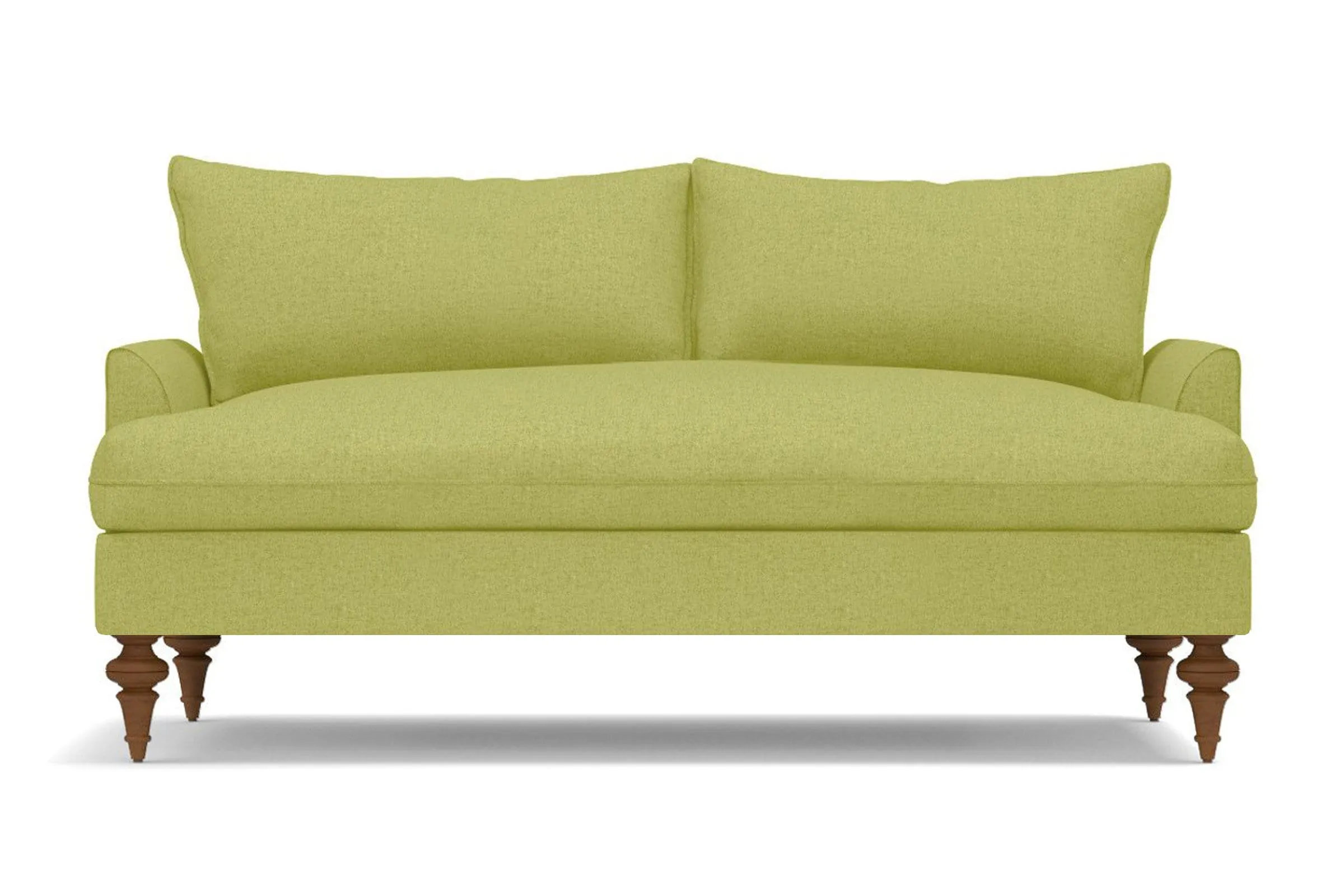 Saxon Loveseat :: Leg Finish: Pecan / Size: Loveseat - 66"w