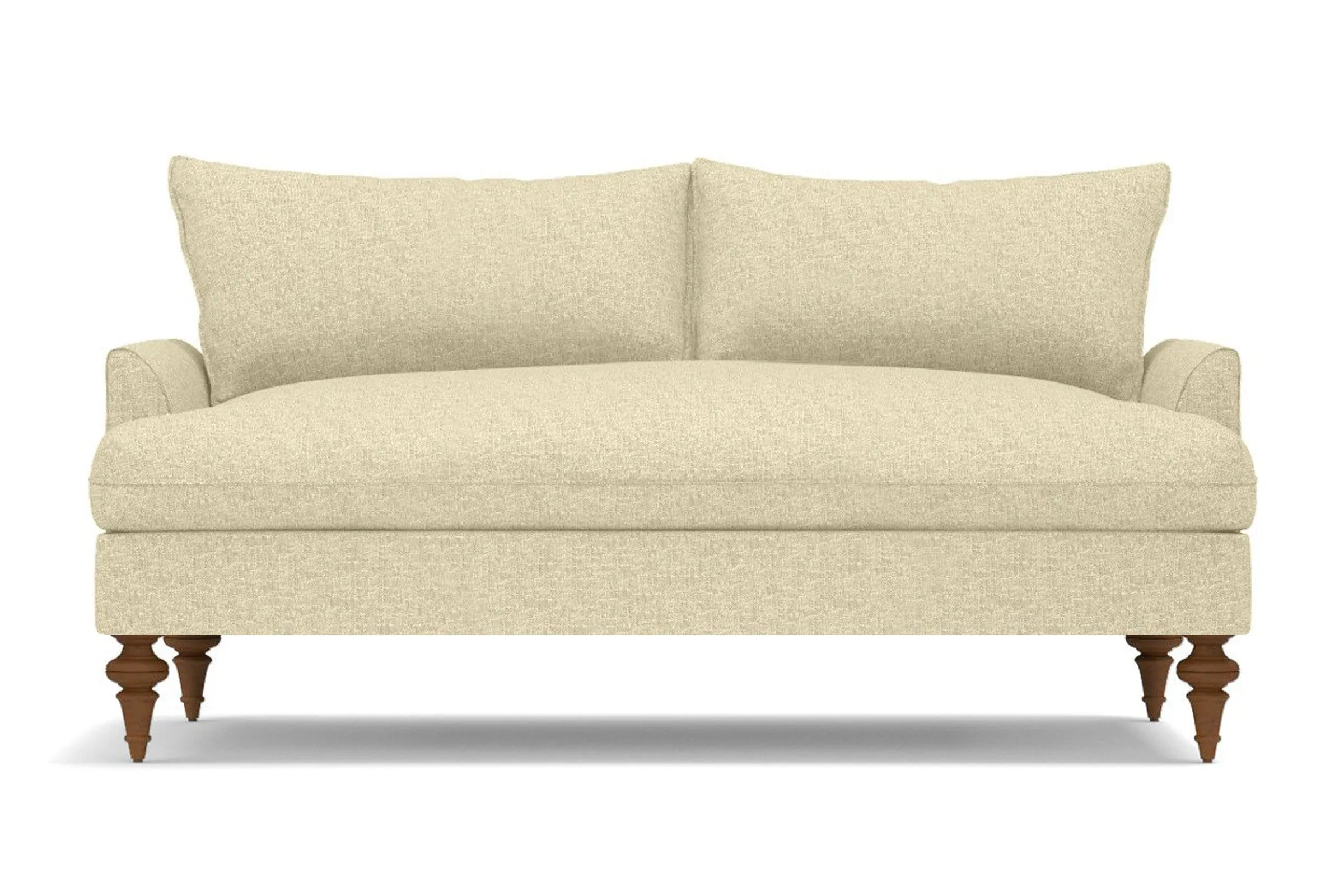 Saxon Loveseat :: Leg Finish: Pecan / Size: Loveseat - 66"w