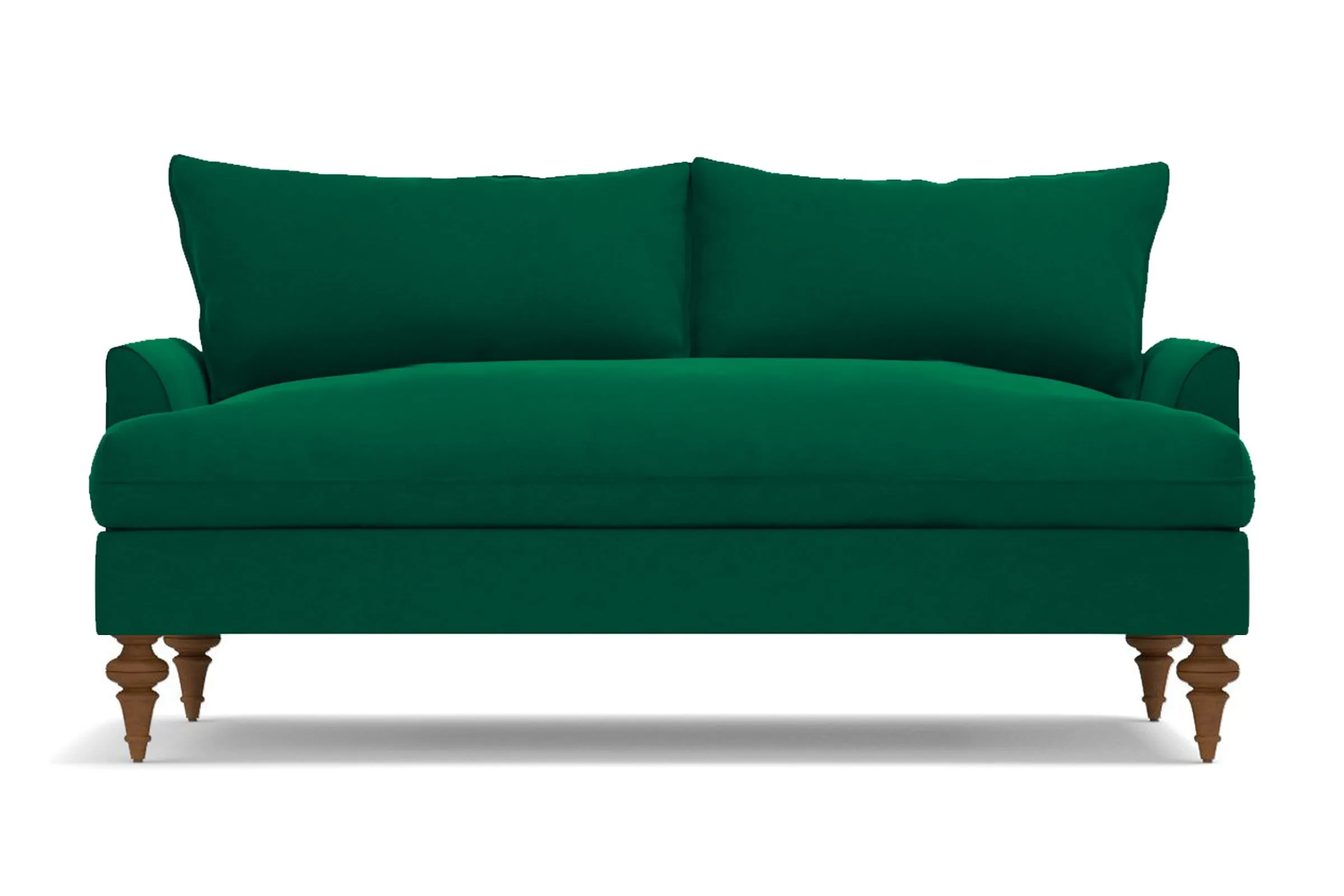 Saxon Loveseat :: Leg Finish: Pecan / Size: Loveseat - 66"w