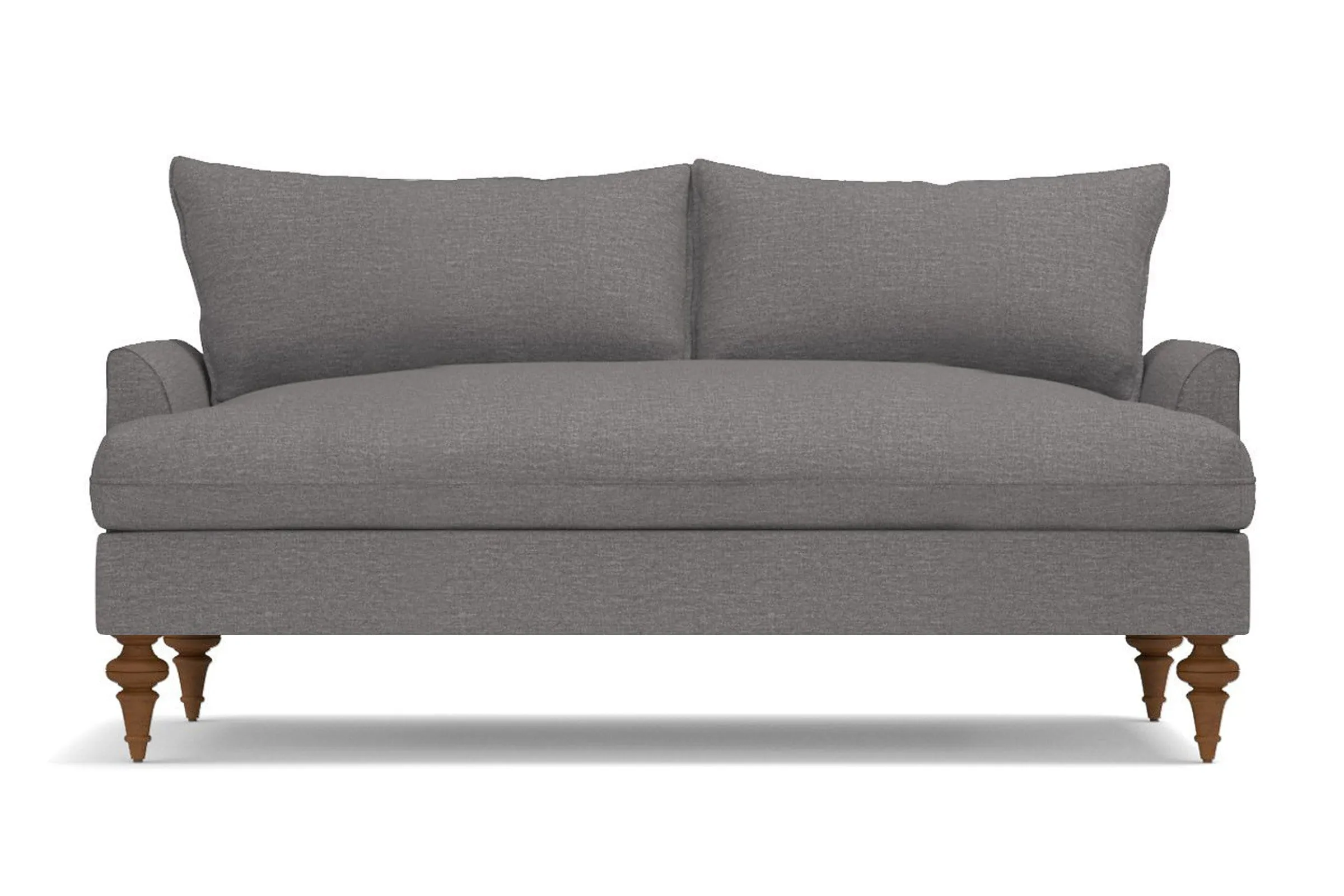 Saxon Loveseat :: Leg Finish: Pecan / Size: Loveseat - 66"w
