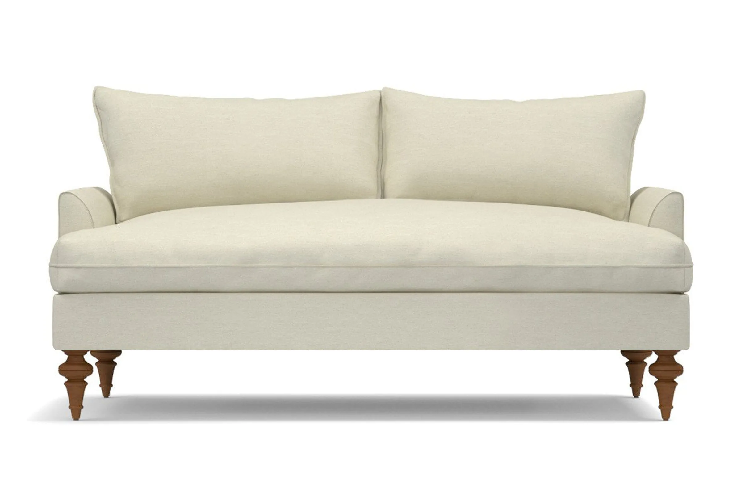 Saxon Loveseat :: Leg Finish: Pecan / Size: Loveseat - 66"w
