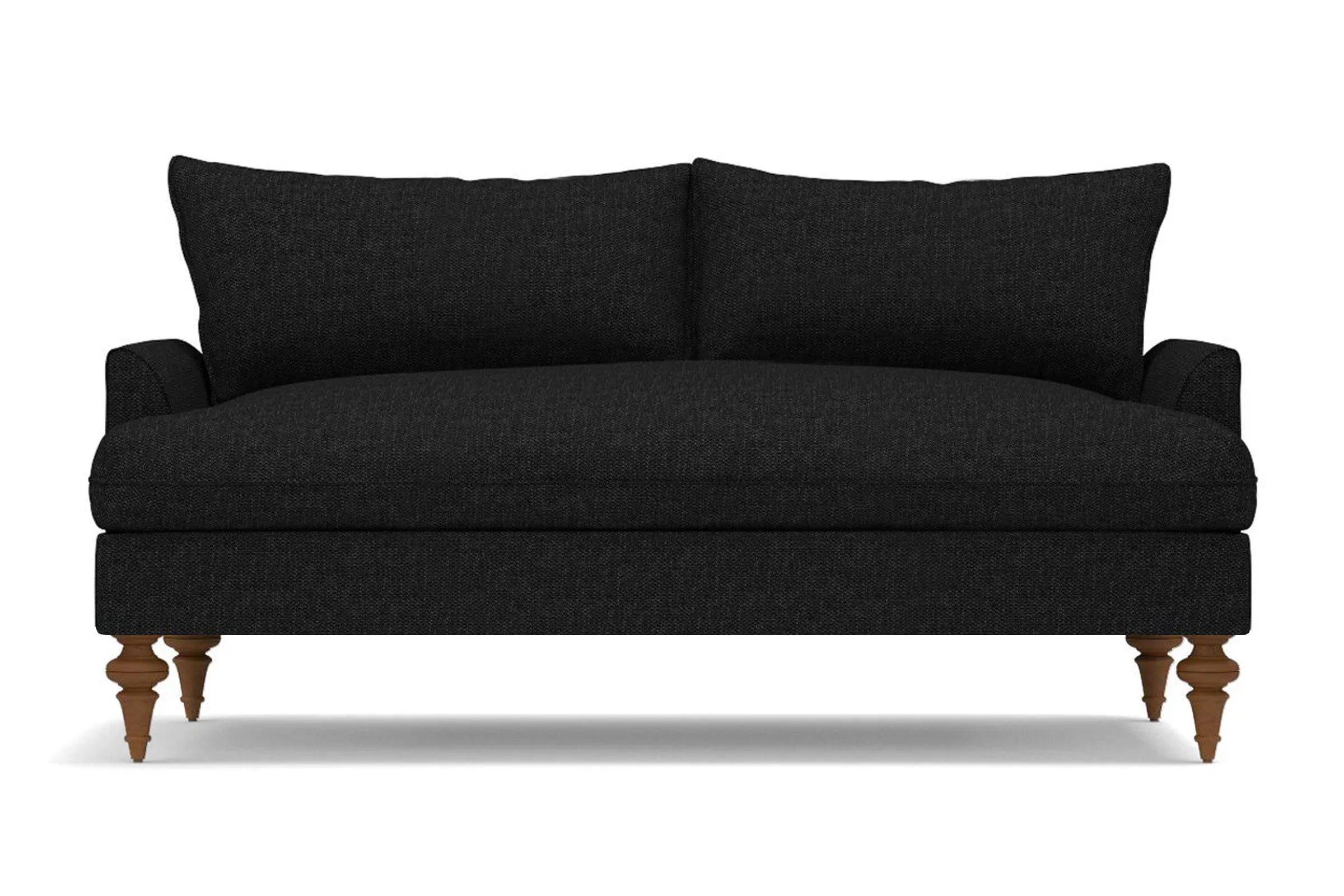 Saxon Loveseat :: Leg Finish: Pecan / Size: Loveseat - 66"w