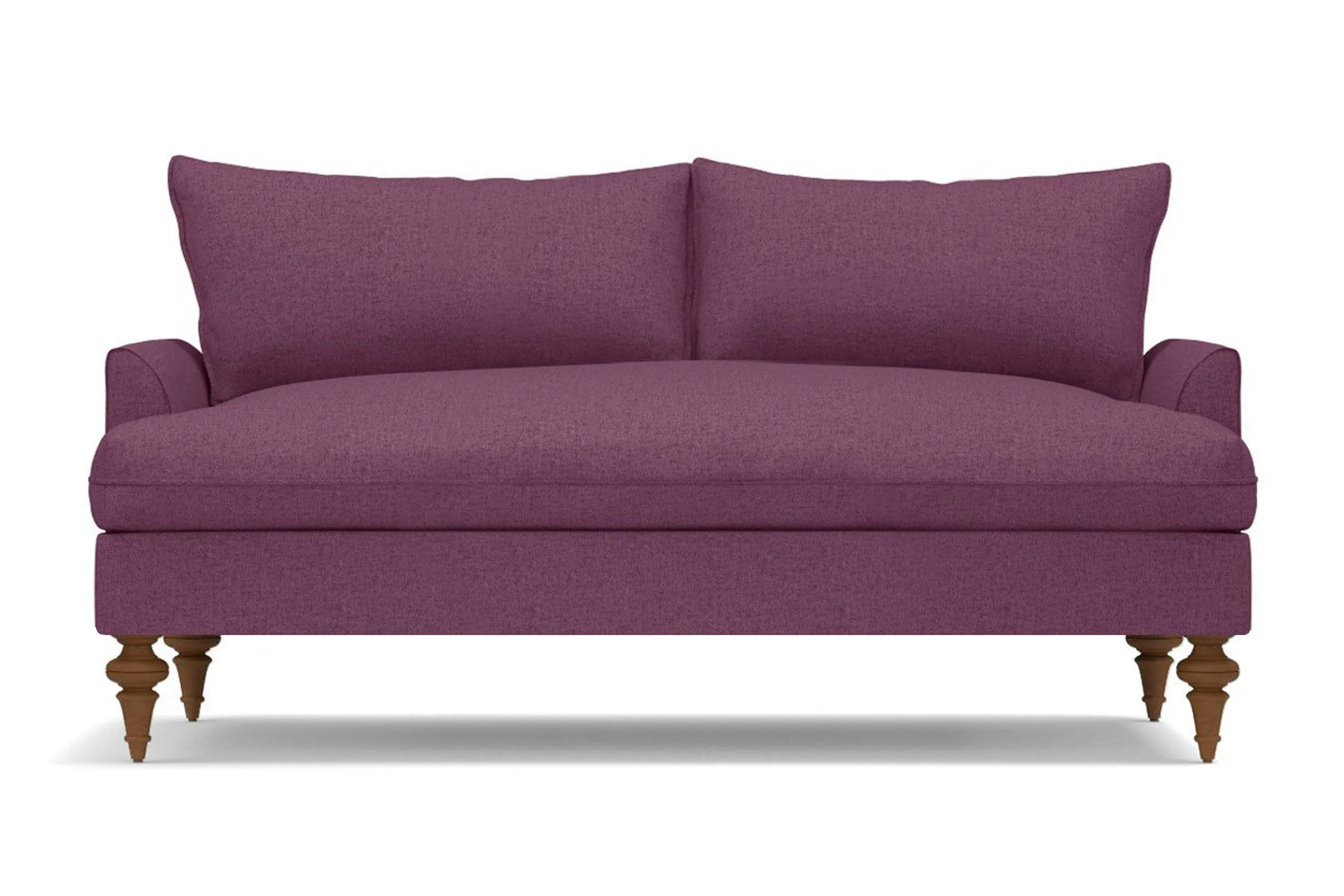 Saxon Loveseat :: Leg Finish: Pecan / Size: Loveseat - 66"w