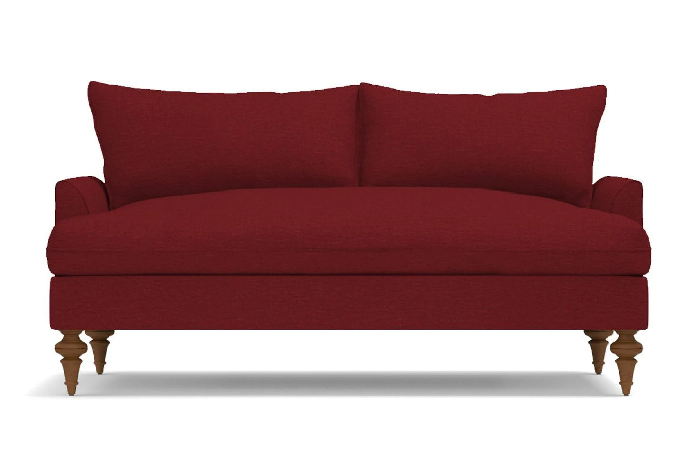 Saxon Loveseat :: Leg Finish: Pecan / Size: Loveseat - 66"w