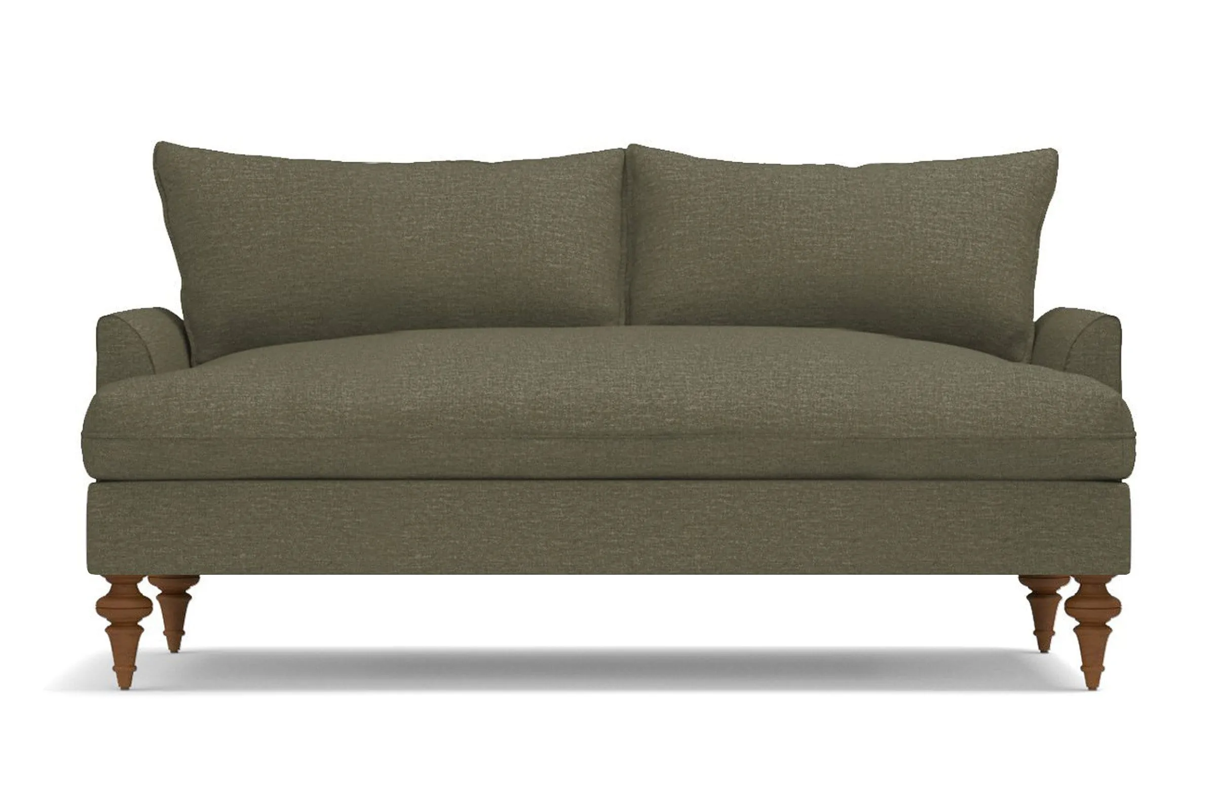 Saxon Loveseat :: Leg Finish: Pecan / Size: Loveseat - 66"w