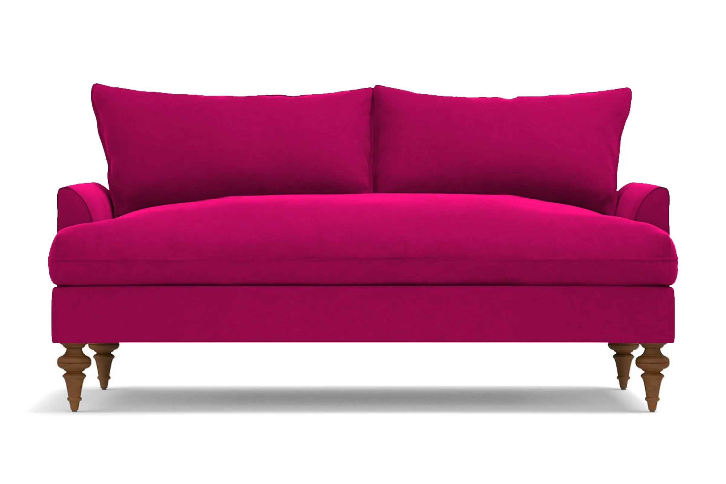 Saxon Loveseat :: Leg Finish: Pecan / Size: Loveseat - 66"w