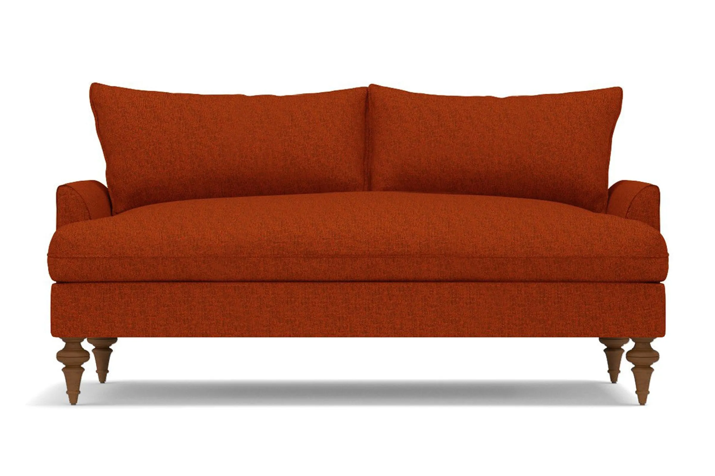 Saxon Loveseat :: Leg Finish: Pecan / Size: Loveseat - 66"w