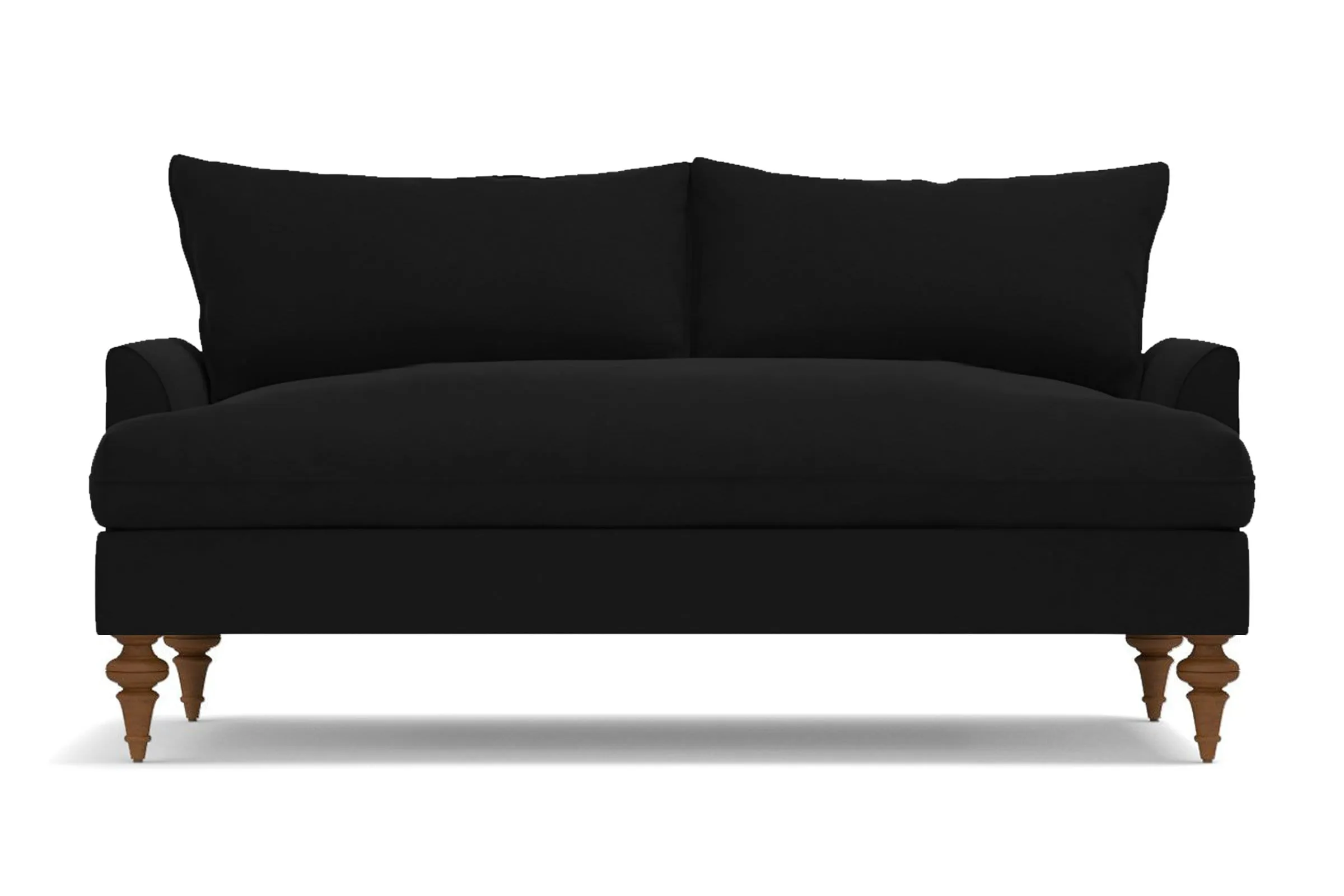 Saxon Loveseat :: Leg Finish: Pecan / Size: Loveseat - 66"w