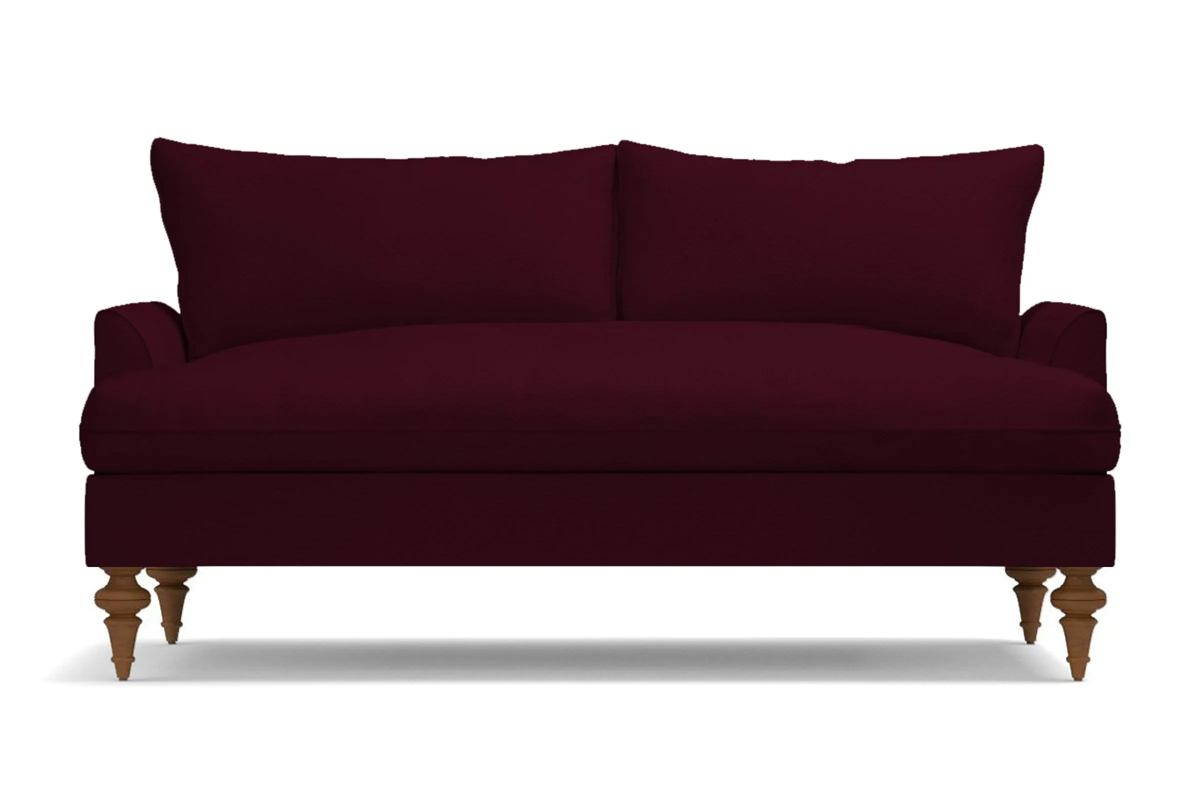 Saxon Loveseat :: Leg Finish: Pecan / Size: Loveseat - 66"w