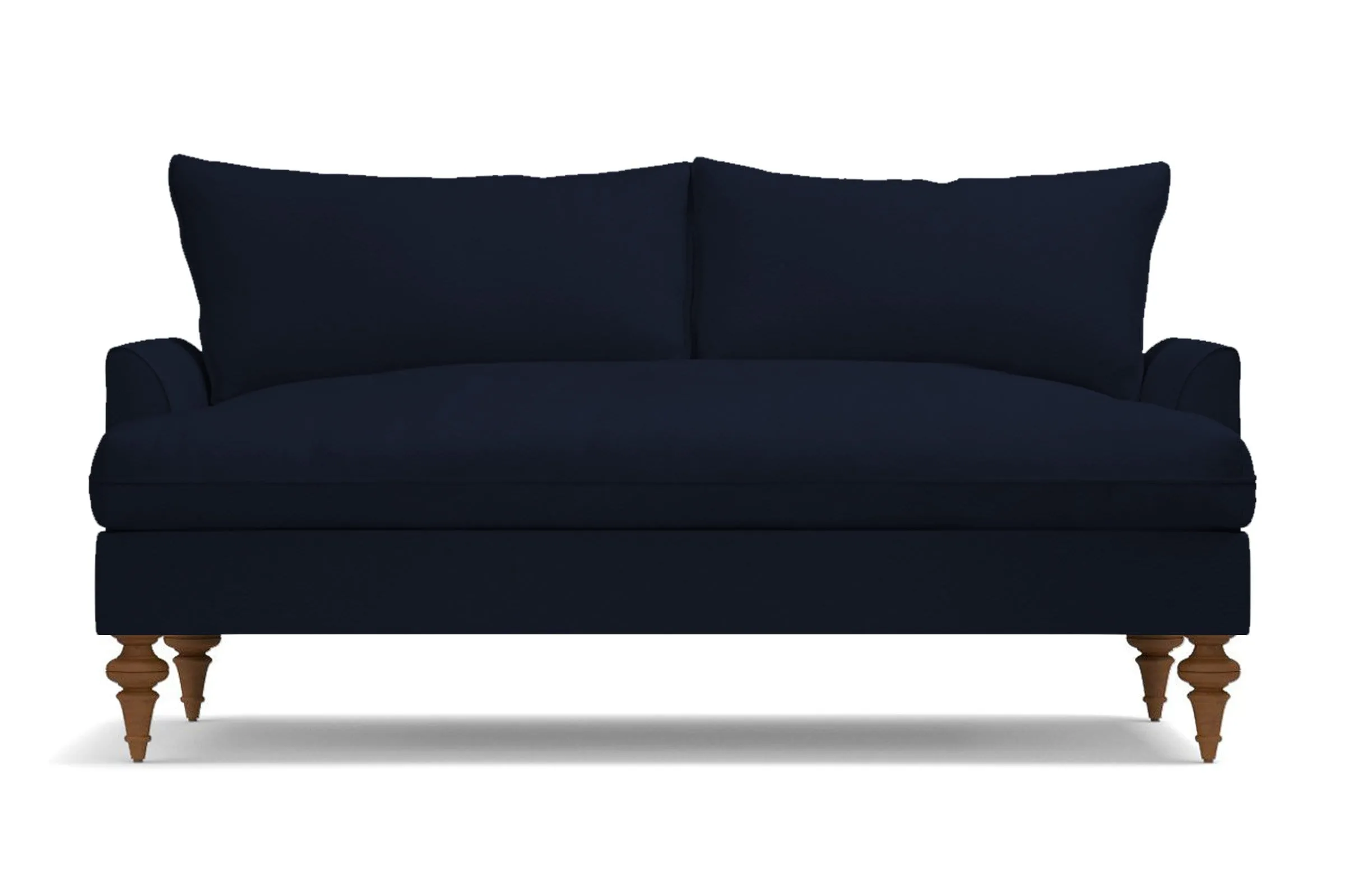 Saxon Loveseat :: Leg Finish: Pecan / Size: Loveseat - 66"w