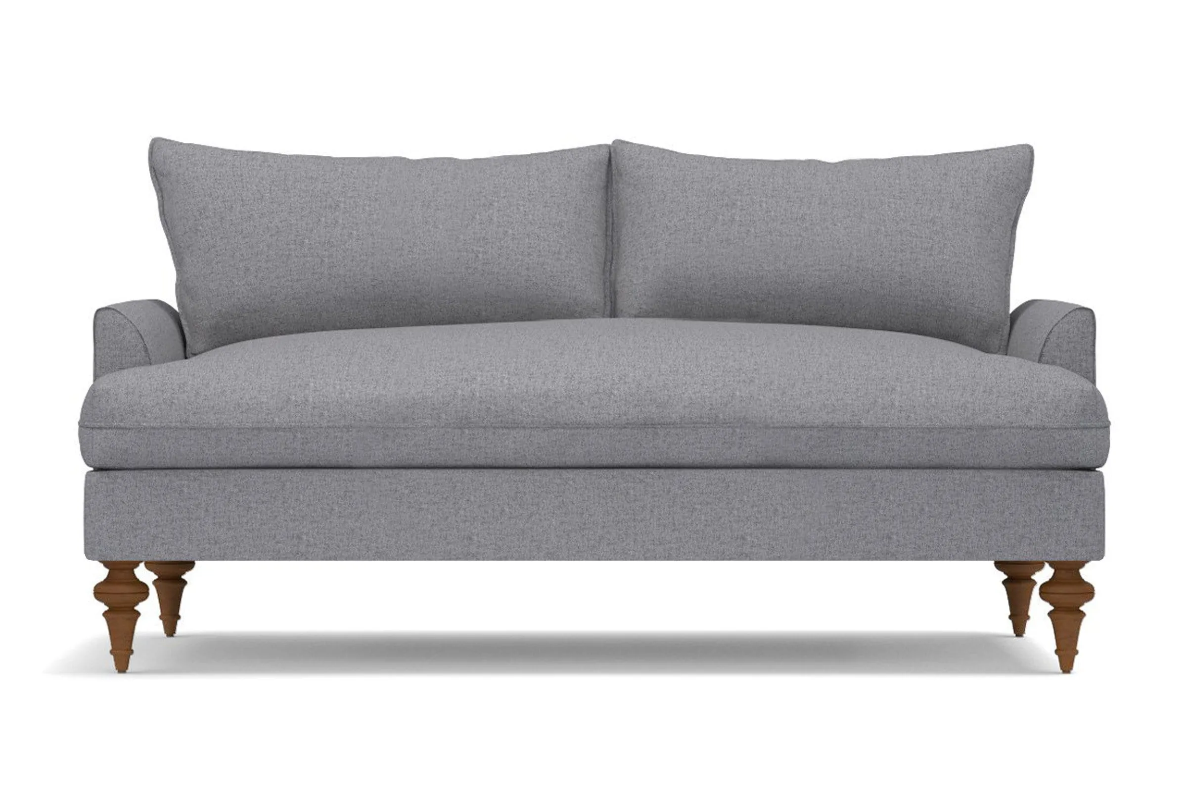 Saxon Loveseat :: Leg Finish: Pecan / Size: Loveseat - 66"w