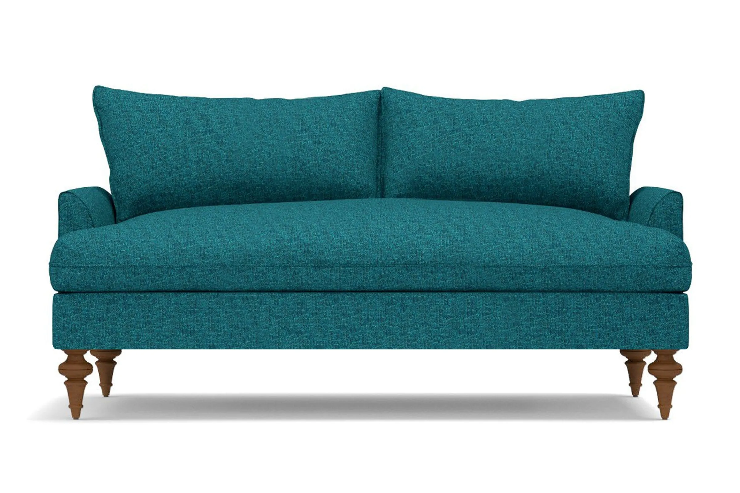 Saxon Loveseat :: Leg Finish: Pecan / Size: Loveseat - 66"w
