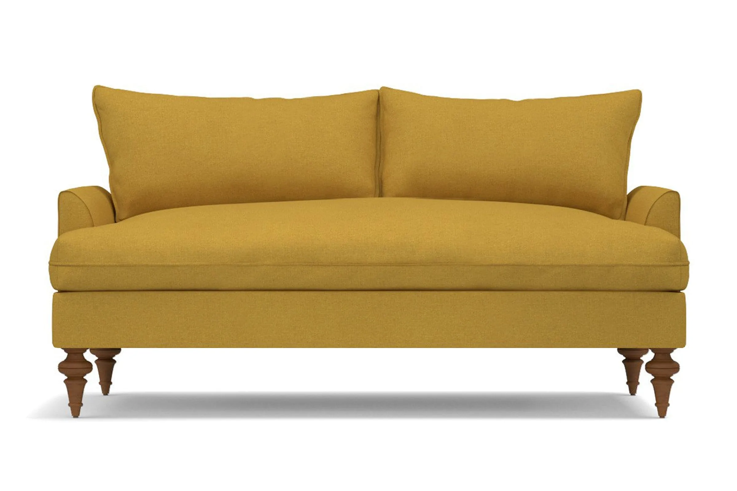 Saxon Loveseat :: Leg Finish: Pecan / Size: Loveseat - 66"w