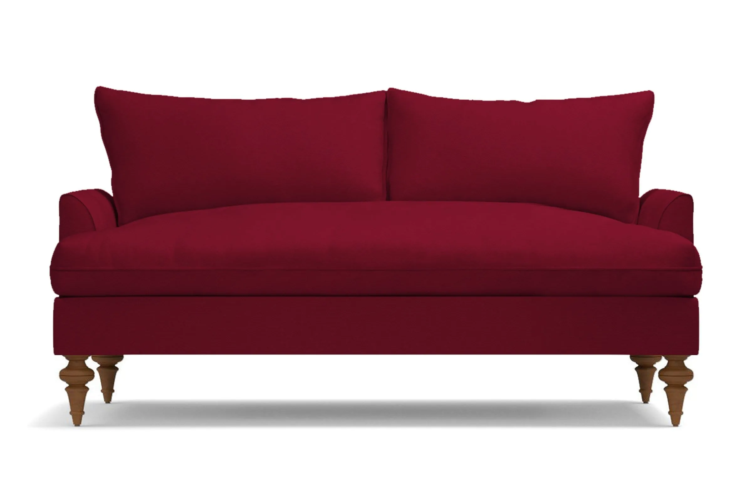 Saxon Loveseat :: Leg Finish: Pecan / Size: Loveseat - 66"w