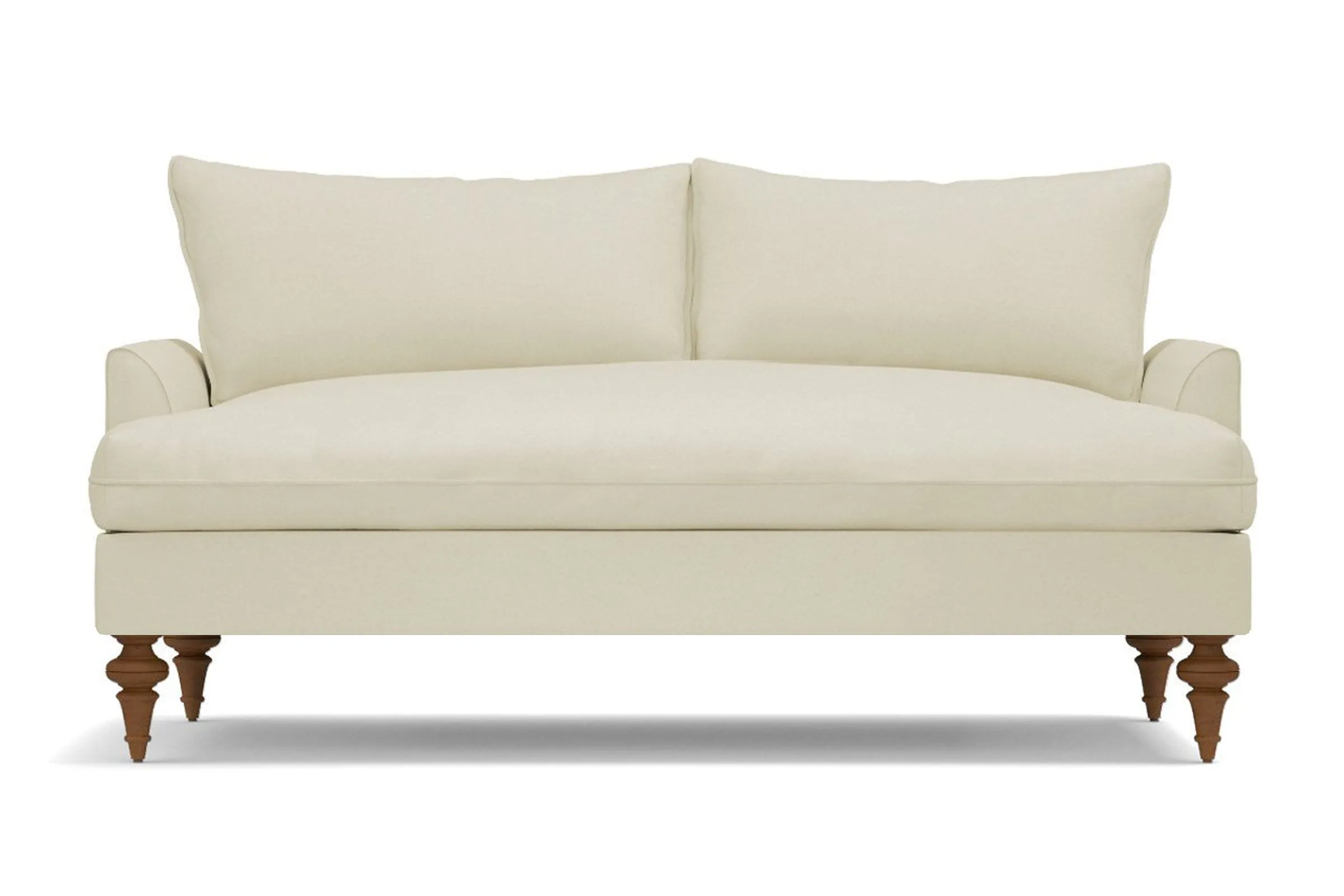 Saxon Loveseat :: Leg Finish: Pecan / Size: Loveseat - 66"w