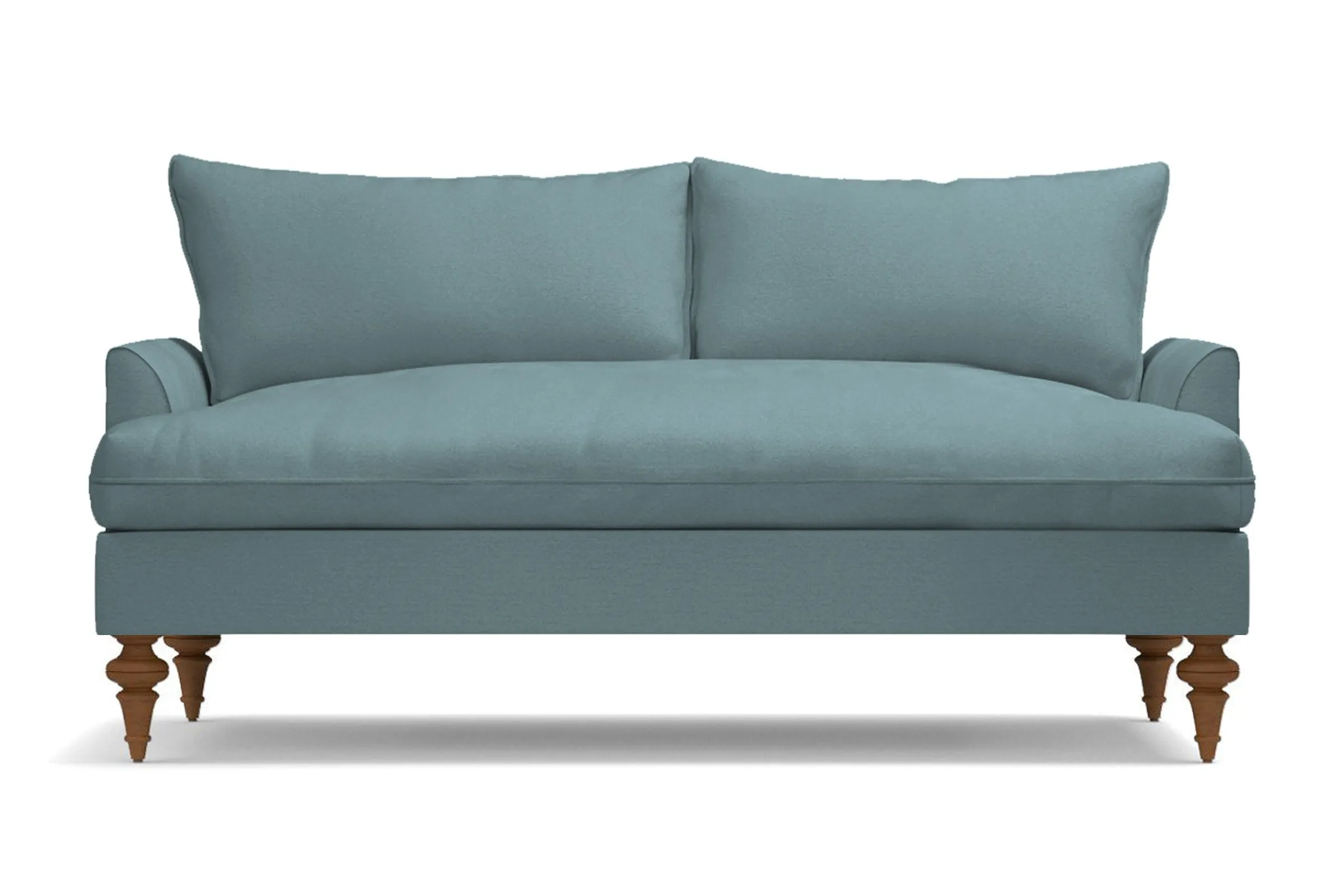 Saxon Loveseat :: Leg Finish: Pecan / Size: Loveseat - 66"w
