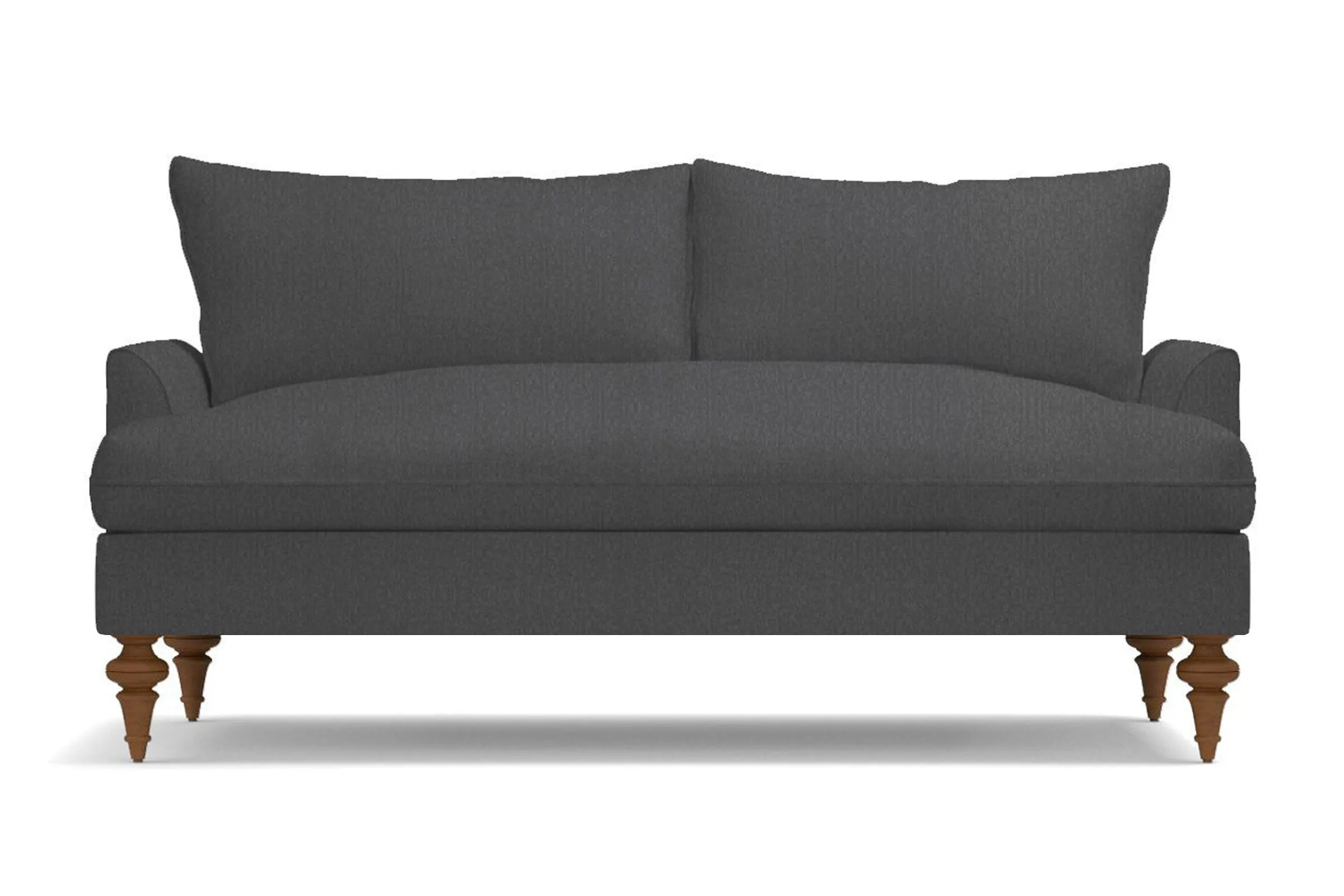 Saxon Loveseat :: Leg Finish: Pecan / Size: Loveseat - 66"w