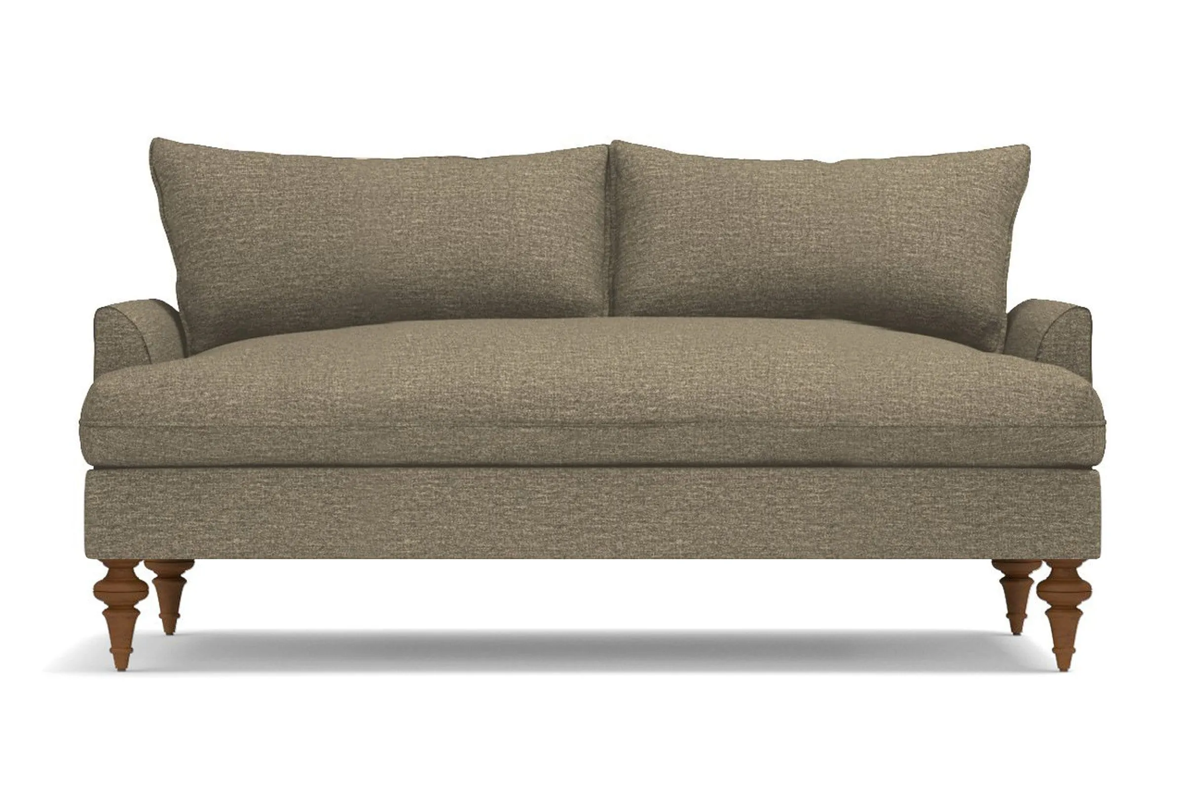 Saxon Loveseat :: Leg Finish: Pecan / Size: Loveseat - 66"w