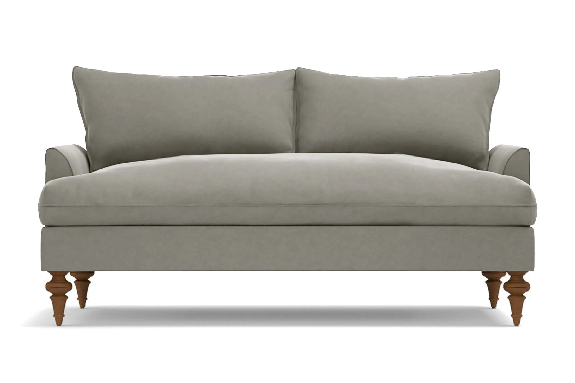 Saxon Loveseat :: Leg Finish: Pecan / Size: Loveseat - 66"w