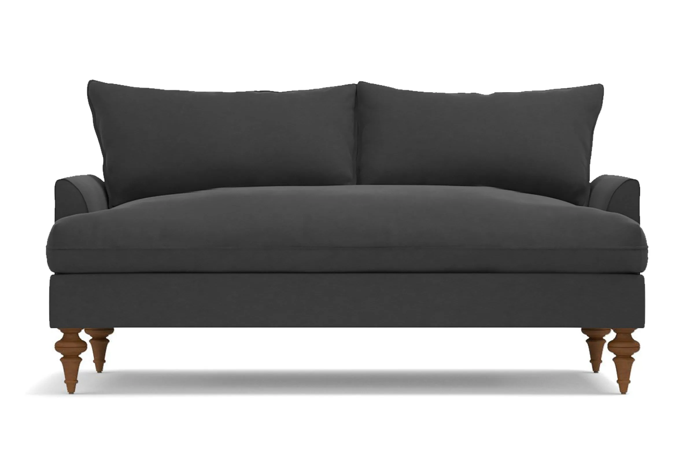 Saxon Loveseat :: Leg Finish: Pecan / Size: Loveseat - 66"w