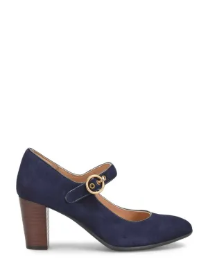 Söfft Petra Mary Jane in Navy Suede (Final Sale)