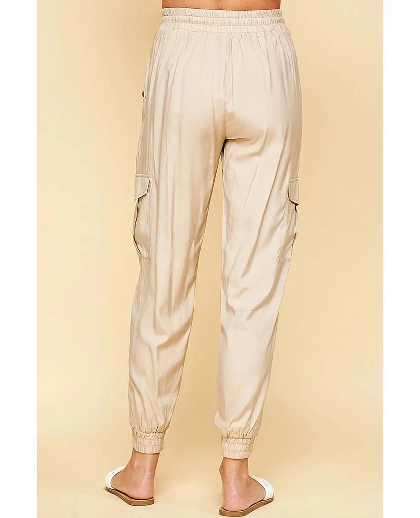 Silky Jogger Pant Khaki