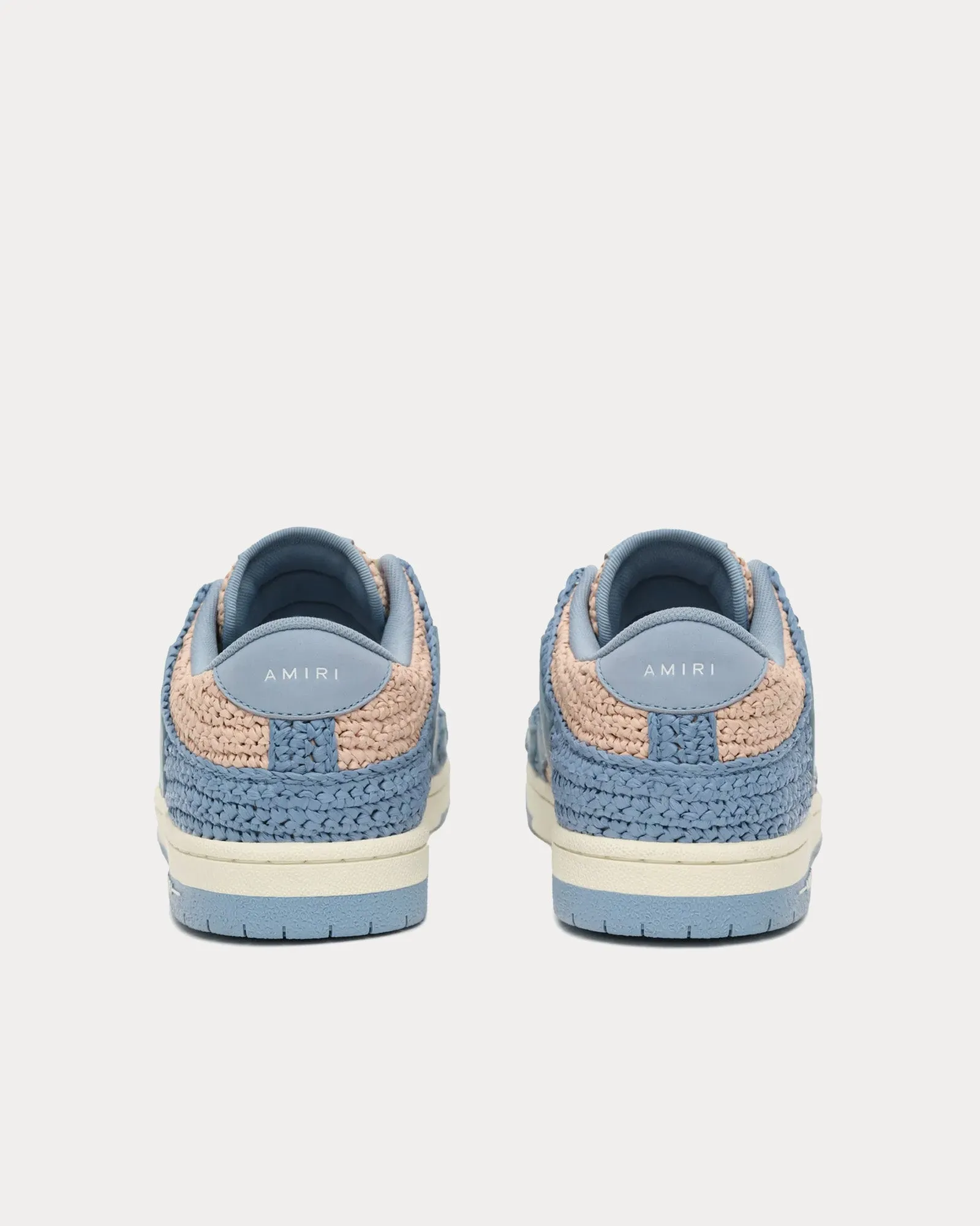 Skel-Top Raffia Blue Low Top Sneakers