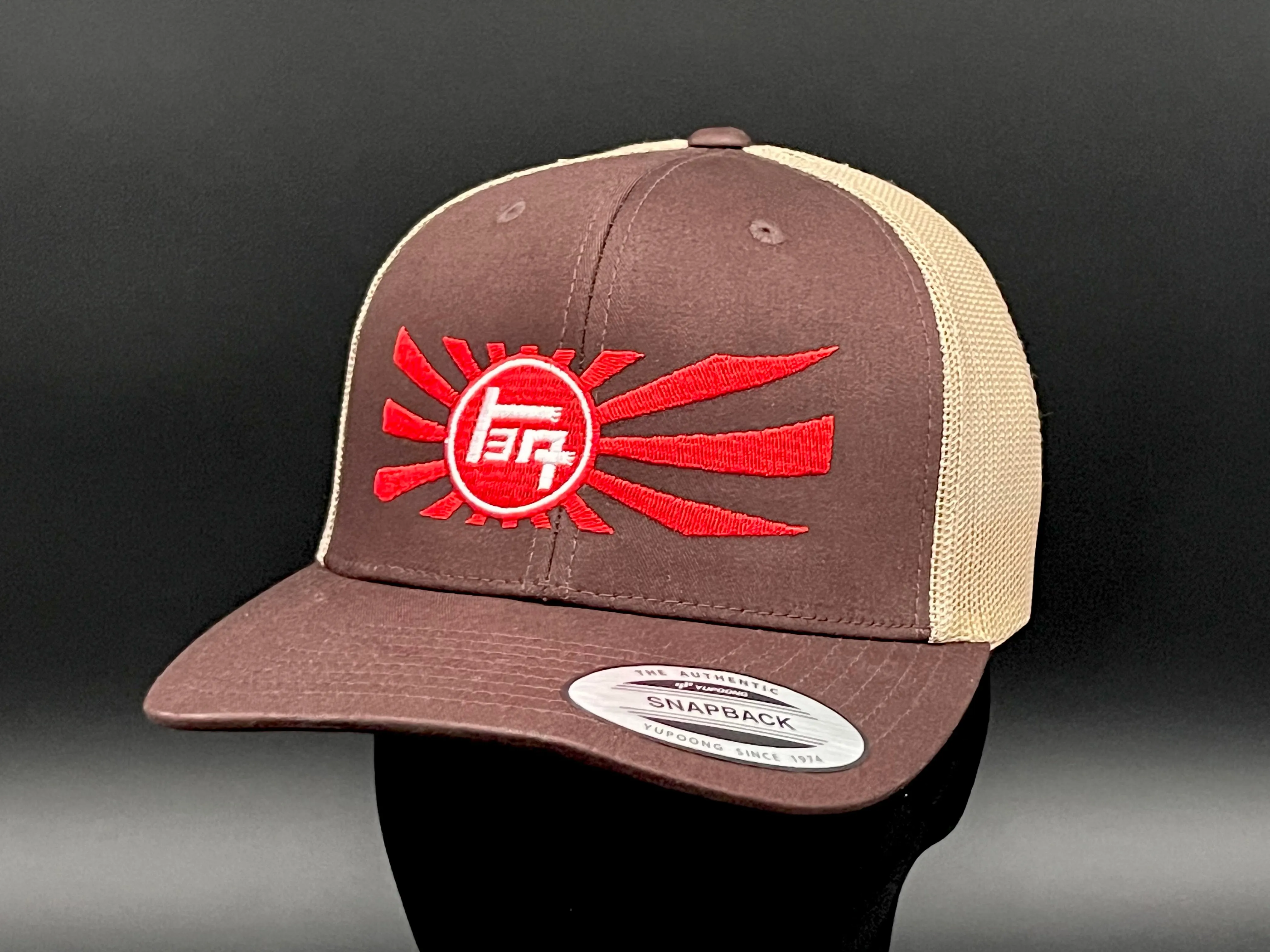 TEQ Toyota Old School Rising Sun Embroidered Yoopong Trucker Hat - Reefmonkey
