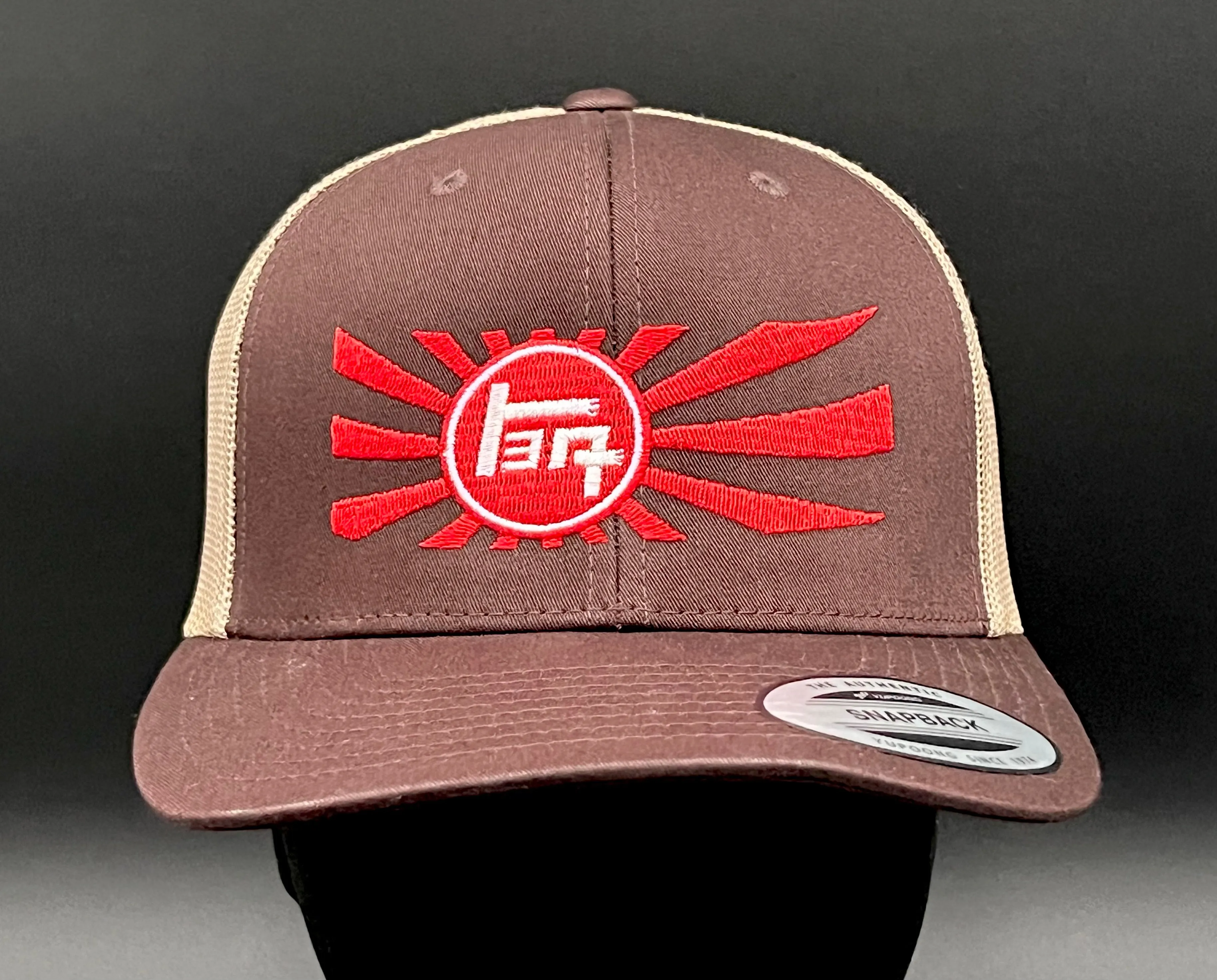 TEQ Toyota Old School Rising Sun Embroidered Yoopong Trucker Hat - Reefmonkey