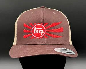 TEQ Toyota Old School Rising Sun Embroidered Yoopong Trucker Hat - Reefmonkey