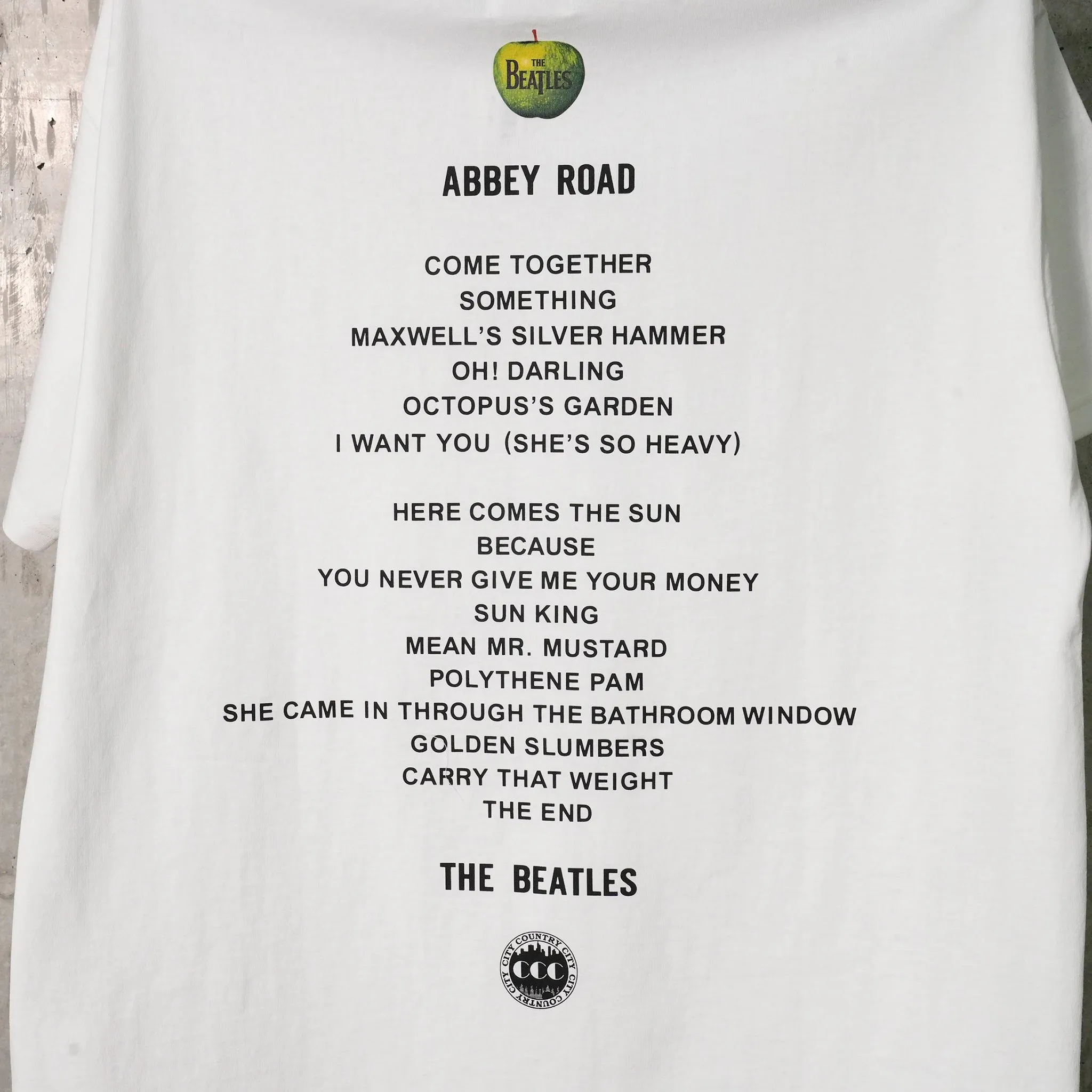 THE BEATLES COTTON T-SHIRT 002 / WHITE