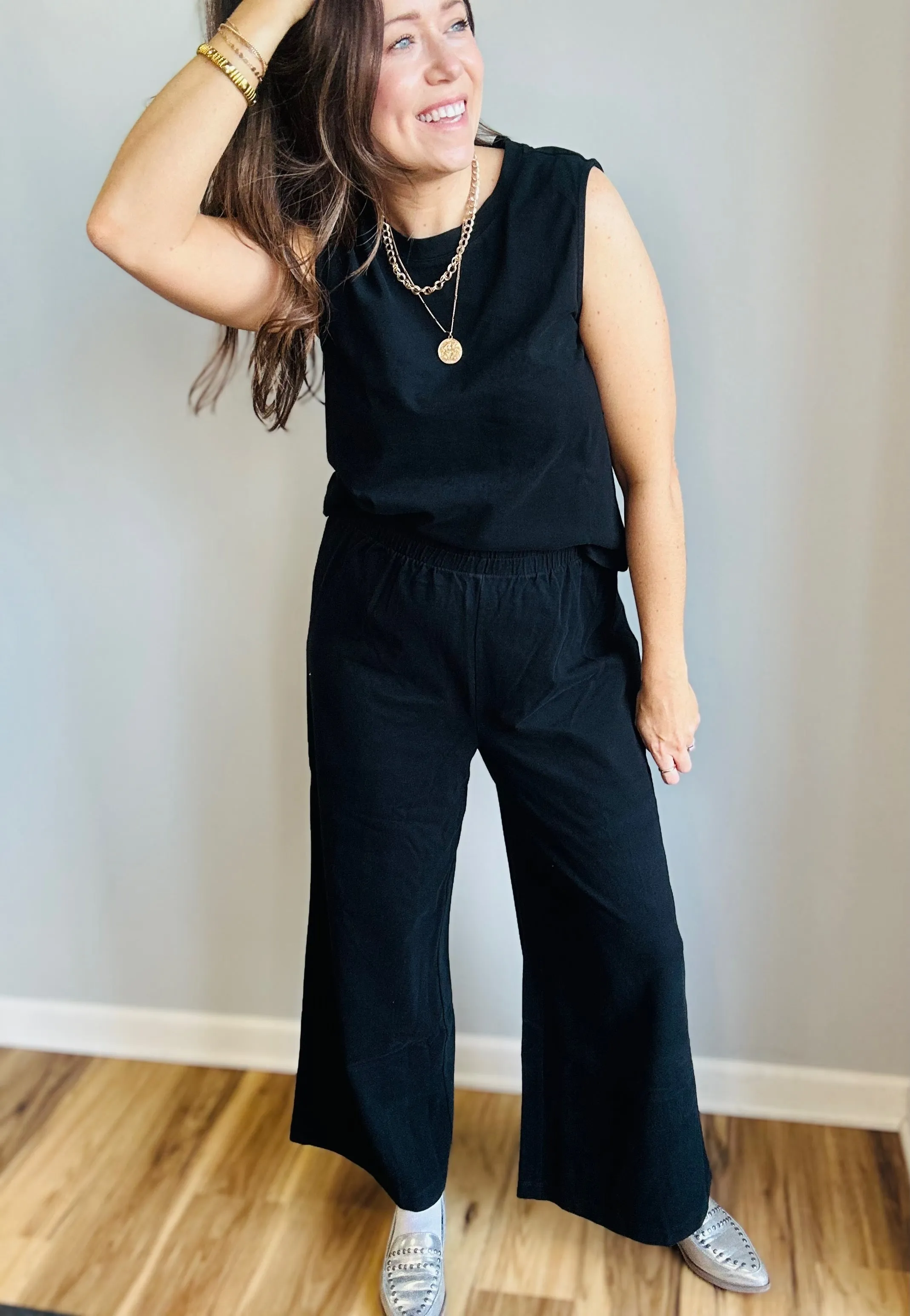 The Essential Wide-Leg Pull-On Pants