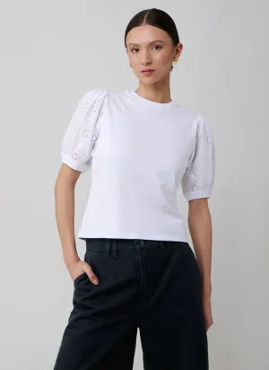 The Lace Sleeve Tee